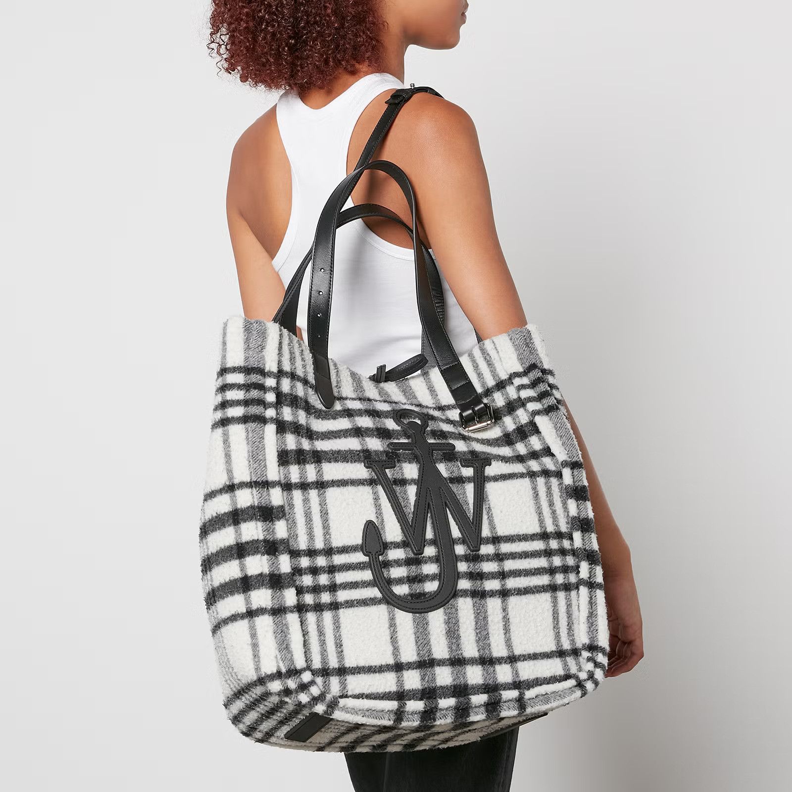 JW Anderson J.W Anderson Belt checked tote bag Size ONE SIZE - 1 Thumbnail