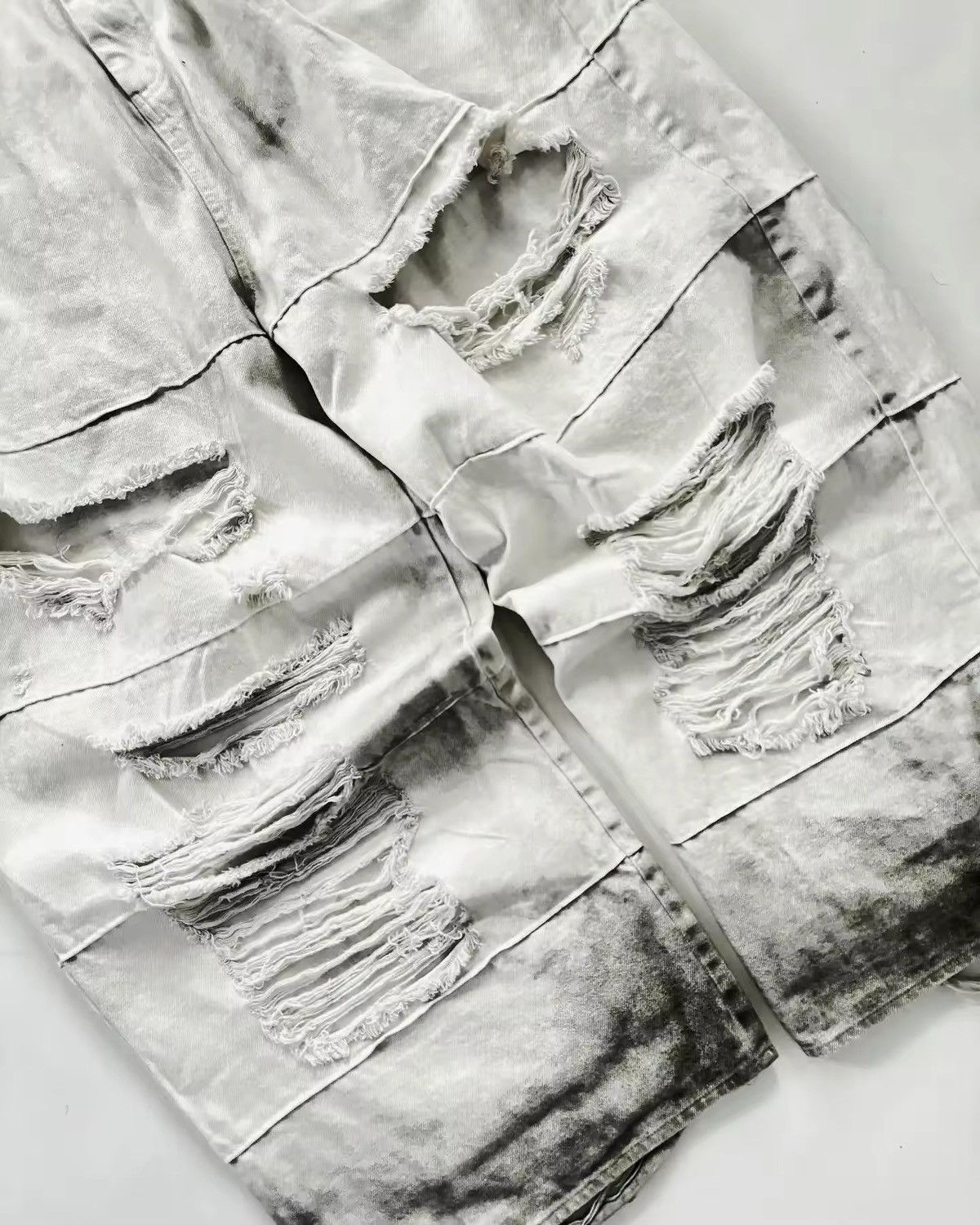 Jean Streetwear Ripped Stacked Jeans Size US 30 / EU 46 - 4 Thumbnail