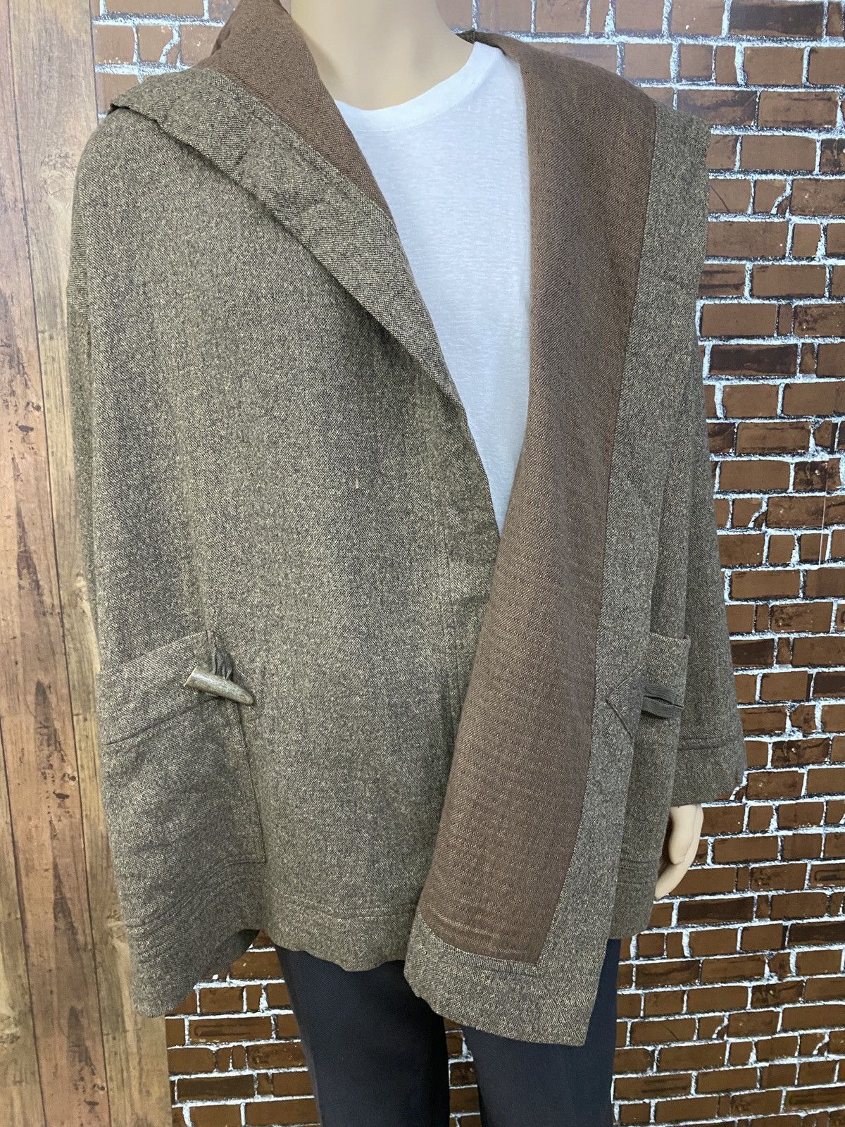 Issey Miyake × Vintage ISSEY MIYAKE KAKASHI CARDIGAN JACKET Size US M / EU 48-50 / 2 - 6 Thumbnail