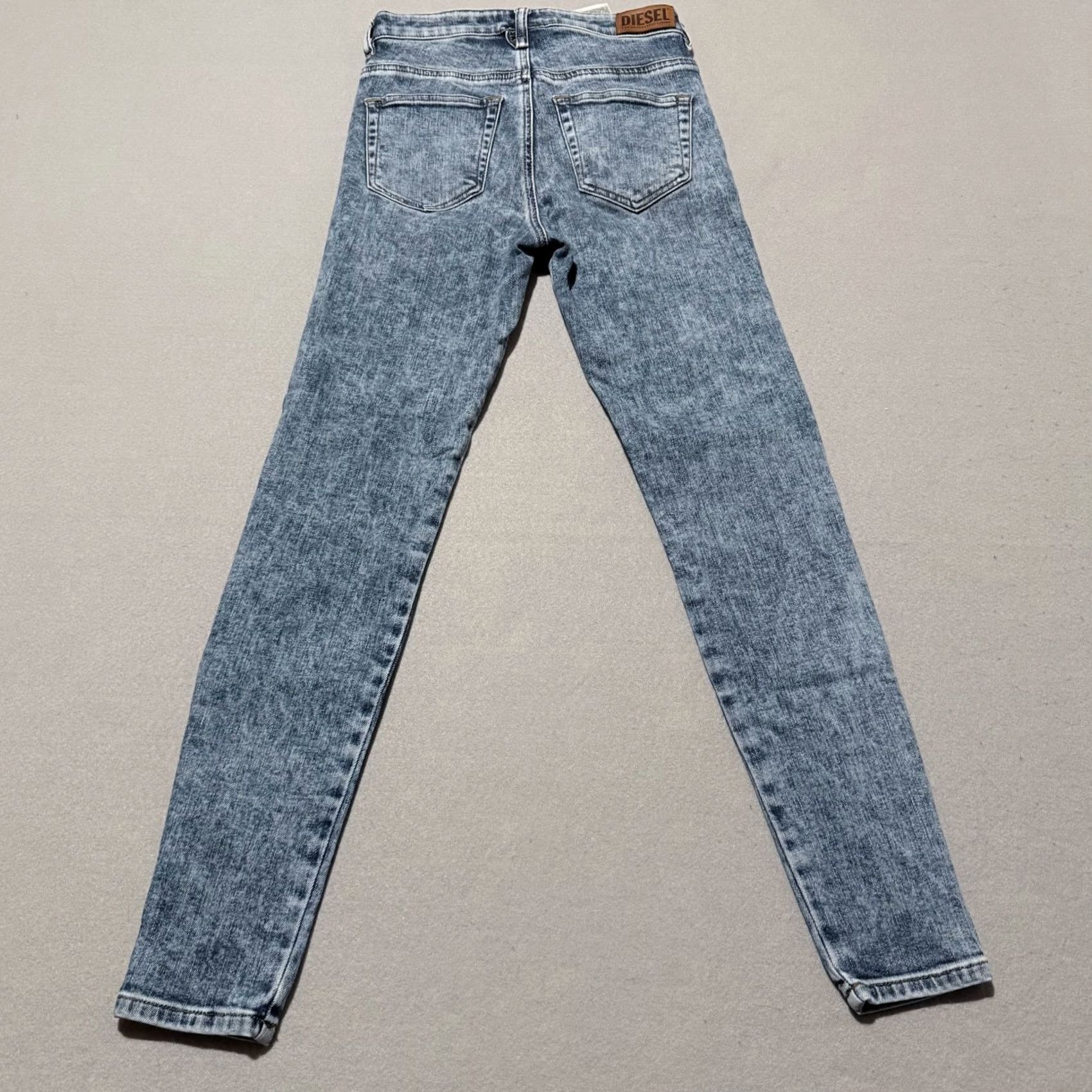 Diesel Diesel Slandy-High Skinny Jeans Women Blue Denim High Waist Zip Fly W25-L32 Size 42" / US 20 - 2 Thumbnail