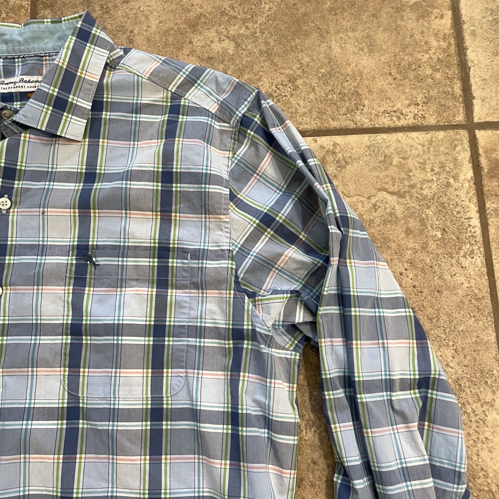 Tommy Bahama Tommy Bahama Shirt Mens L Button-Down Long Sleeve Plaid Multicolor Newport Coast Size US L / EU 52-54 / 3 - 2 Thumbnail