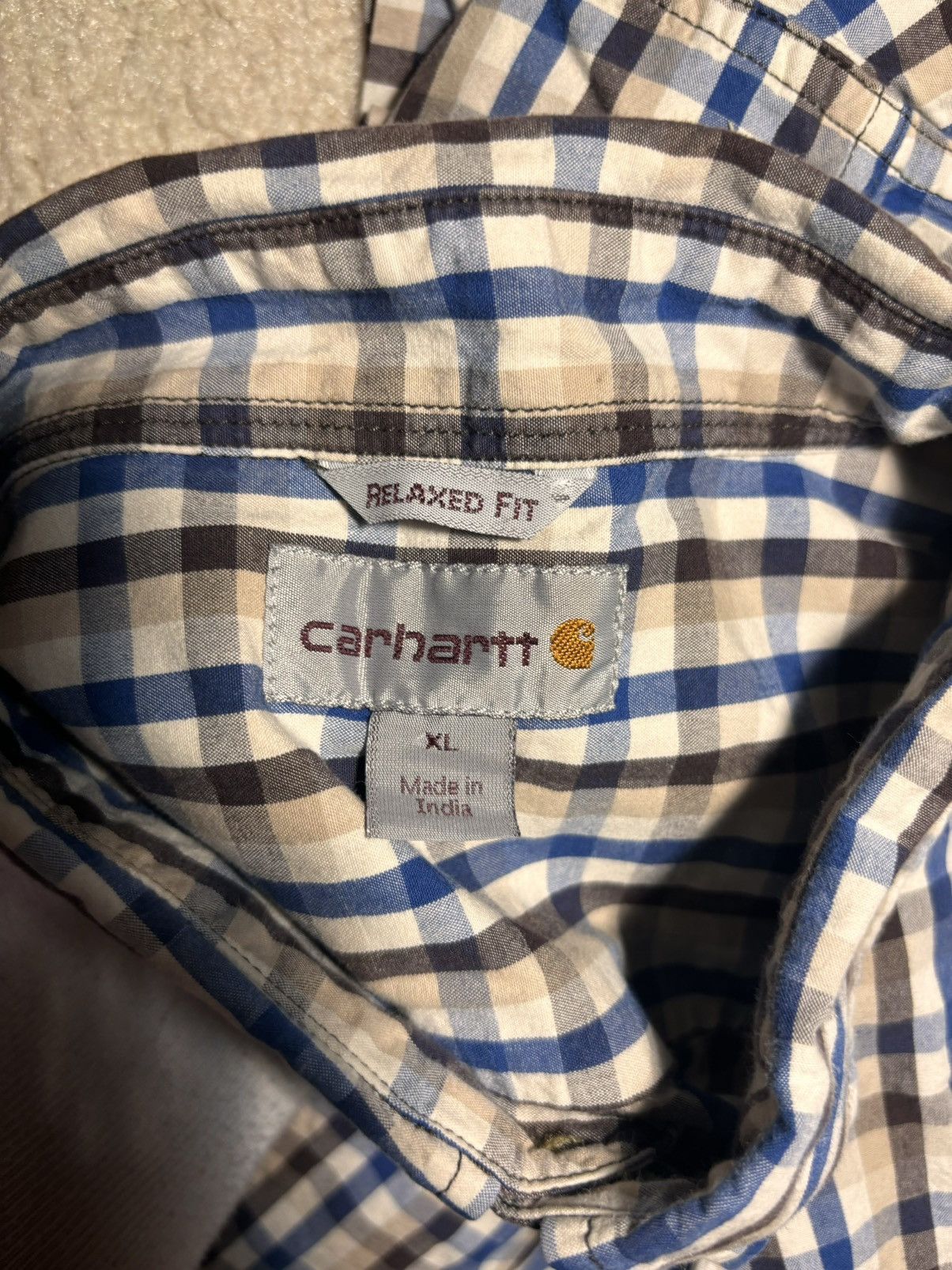 Carhartt Carhartt Essential Plaid Shirt Men's Short Sleeve XL Size US XL / EU 56 / 4 - 2 Thumbnail