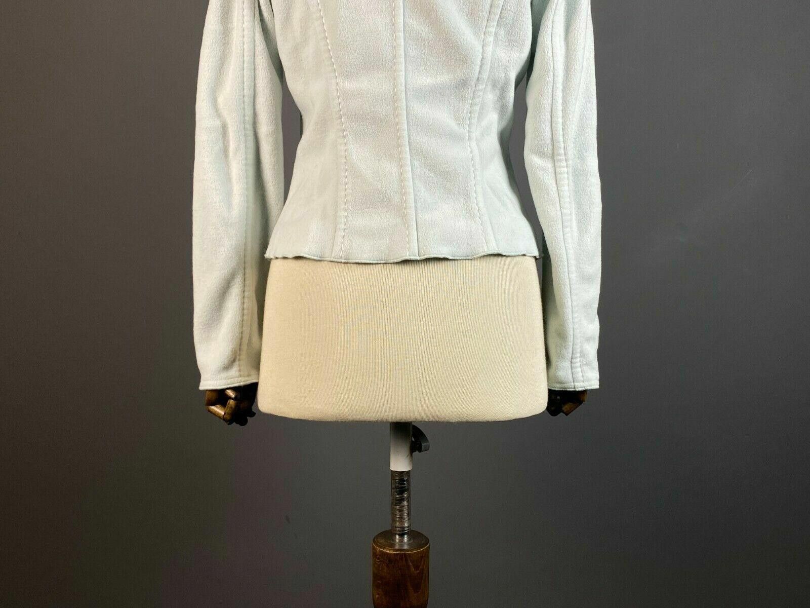 Designer Marc Cain White Micro Fibre Fleece Cardigan Jacket Size 4 Size S / US 4 / IT 40 - 7 Thumbnail