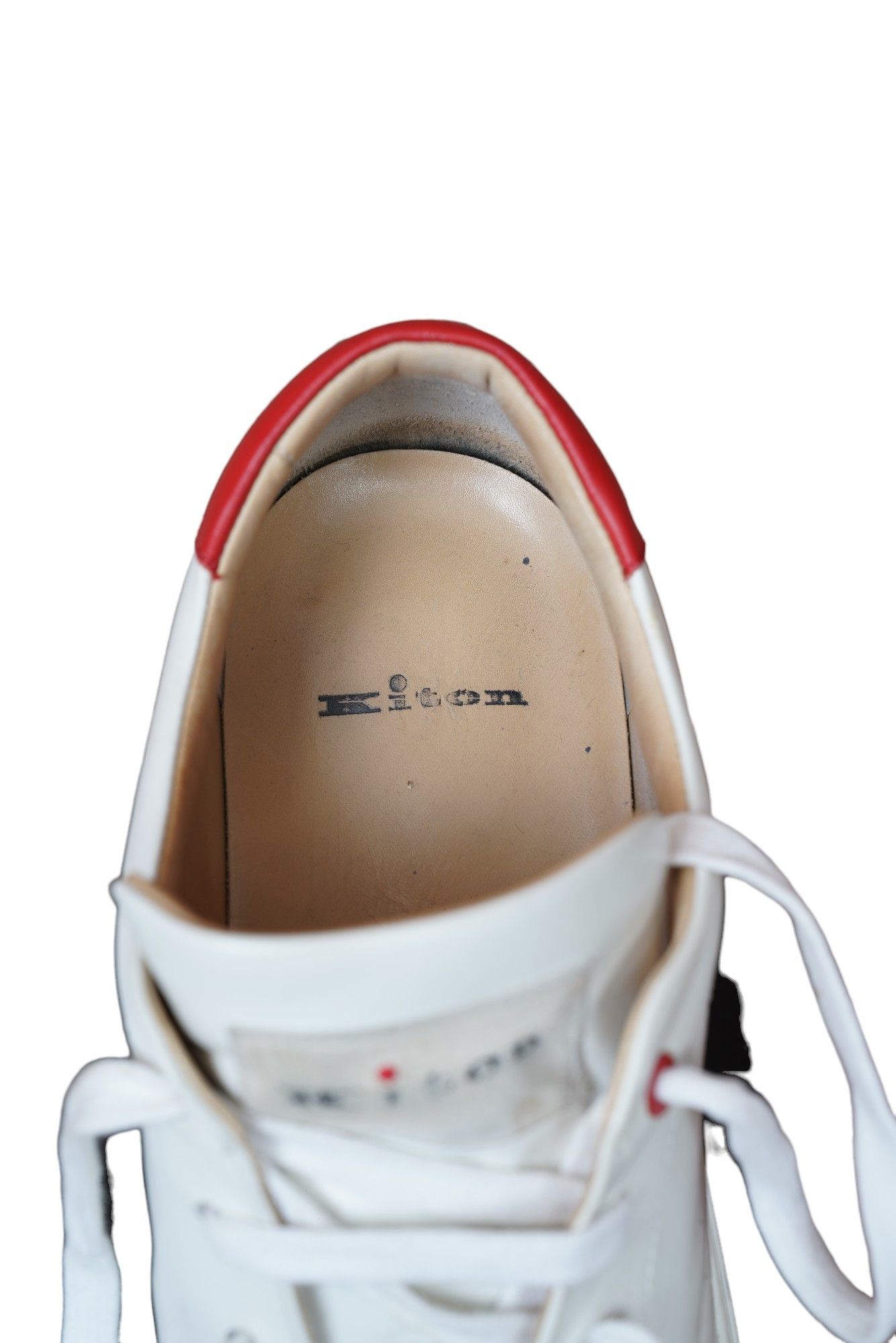 Kiton Kiton sneaker leather white 44 UK Size US 11 / EU 44 - 2 Thumbnail