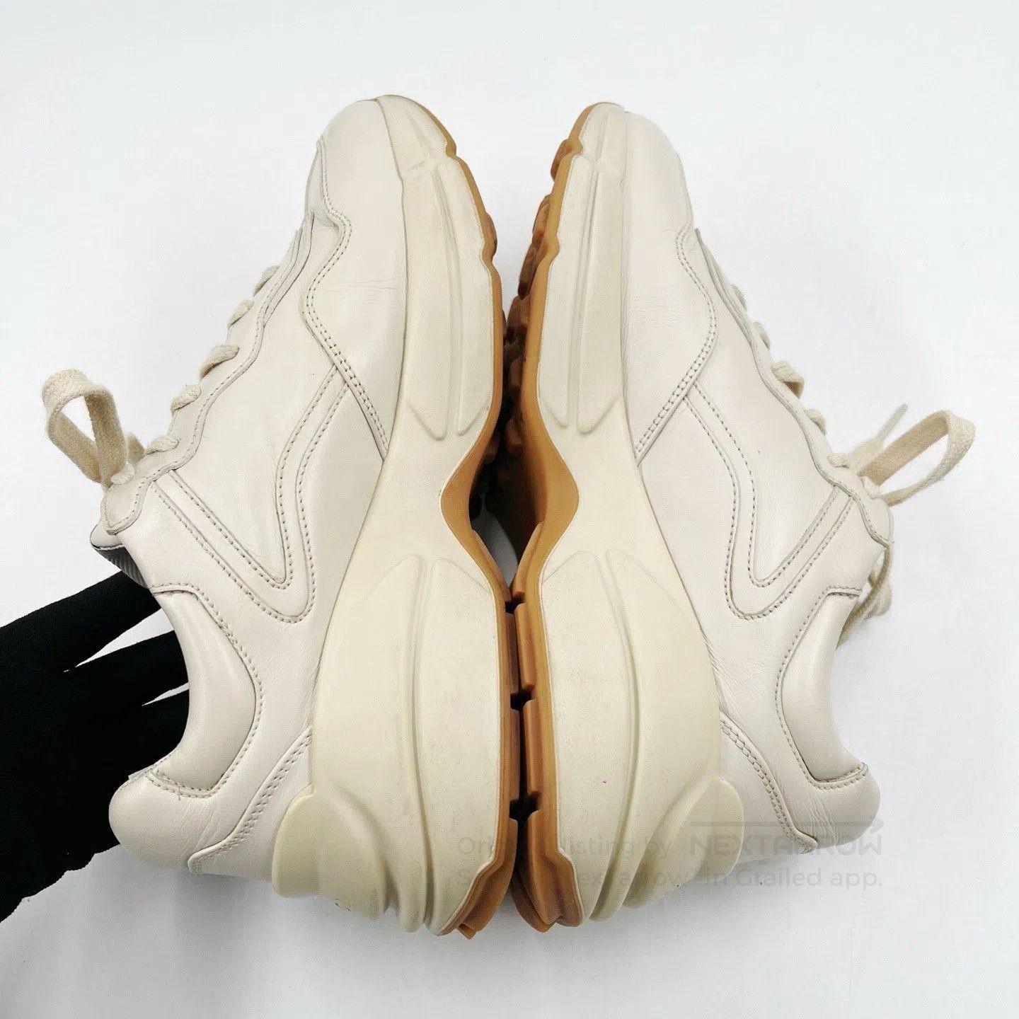 Gucci GUCCI x MLB Beige Low-Top Dad Shoes. Size US 6 / EU 39 - 5 Thumbnail