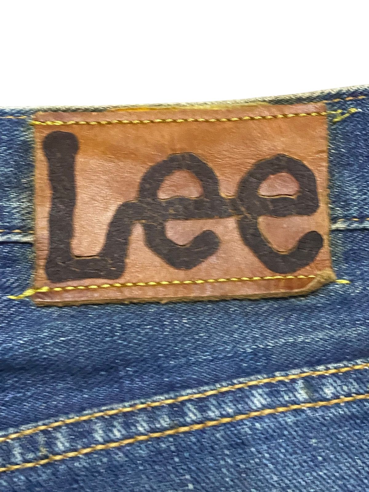 Lee Lee Japan Half Selvedge Blue Wash Distressed Jeans Size US 28 / EU 44 - 14 Thumbnail