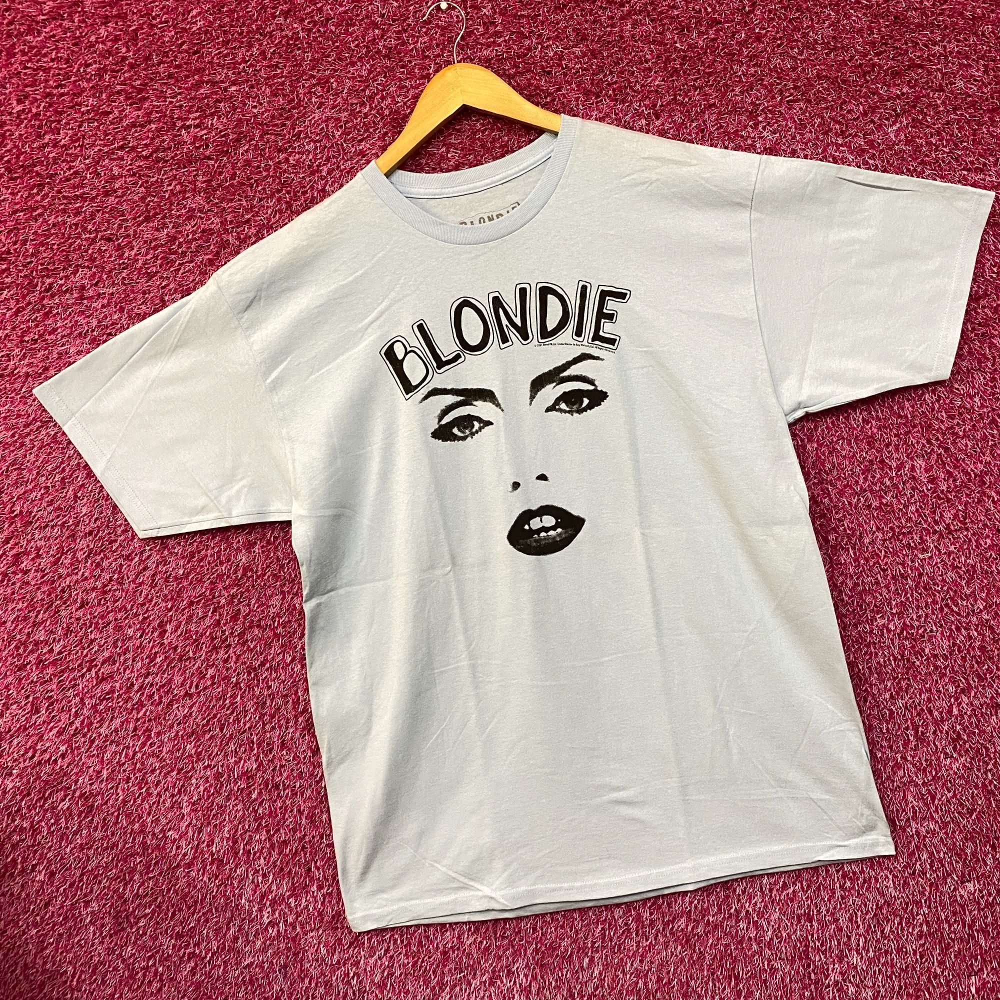 Other Blondie Parallel Lines Debbie Harry Face T-shirt Baby Blue 1 Size US XL / EU 56 / 4 - 3 Thumbnail