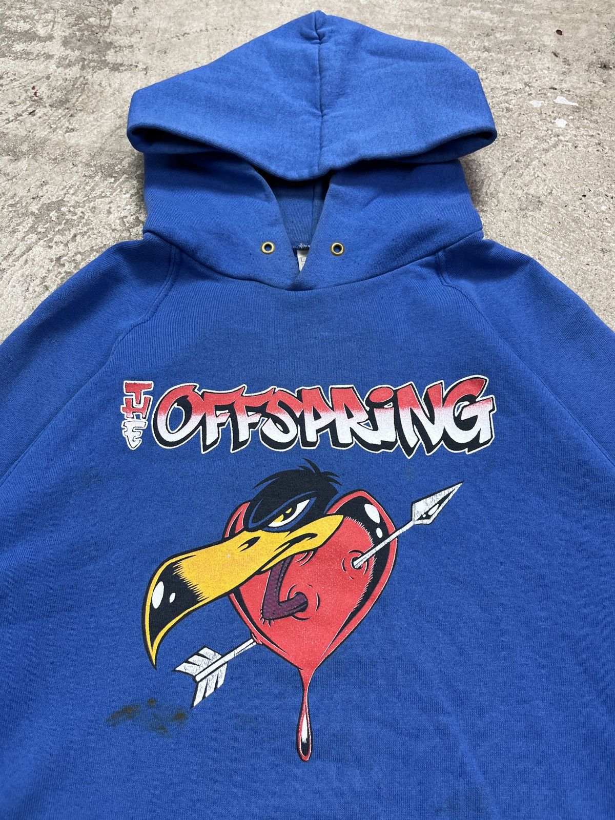 Band Tees 2001 THE OFFSPRING TOUR ARCHIVE FADED HOODIE - LOT № 1294 Size US L / EU 52-54 / 3 - 5 Thumbnail