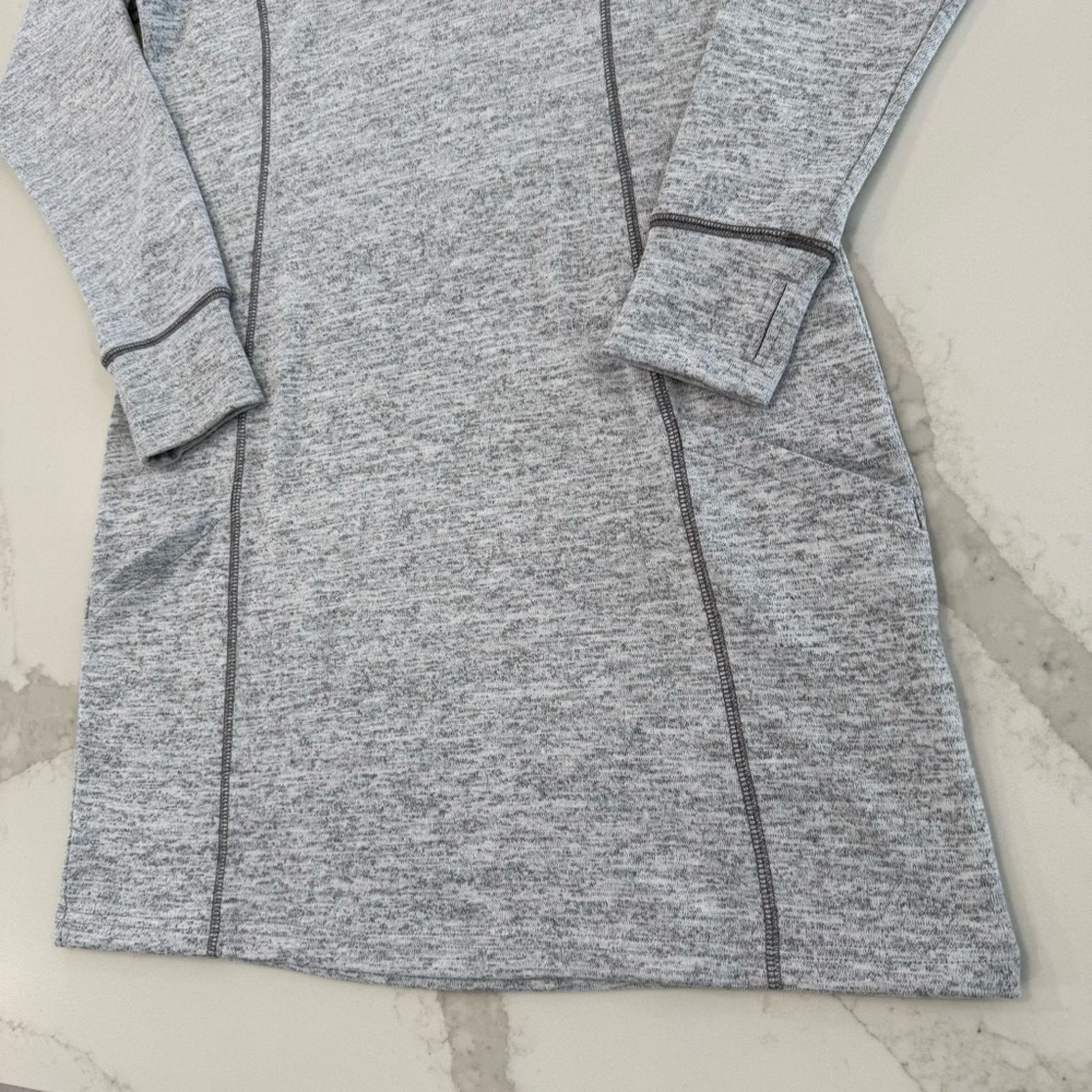 Kuhl Kuhl Lea Cowl Neck Knit Sweater Dress Womens Medium Gray Size M / US 6-8 / IT 42-44 - 2 Thumbnail