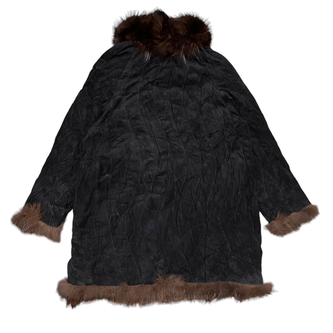 Japanese Brand Vintage Fox Fur Pig Skin Leather Jacket Reversible Size US M / EU 48-50 / 2 - 8 Thumbnail