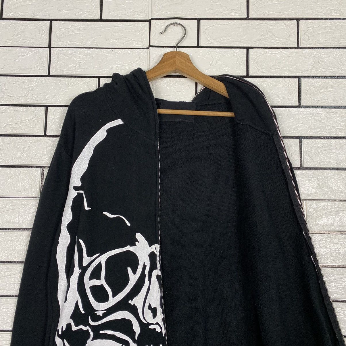 Hysteric Glamour 🔥HOODIE ZIPPER SWEATER GLAD NEWS SKELETON BONE BIG LOGO Size US M / EU 48-50 / 2 - 13 Thumbnail