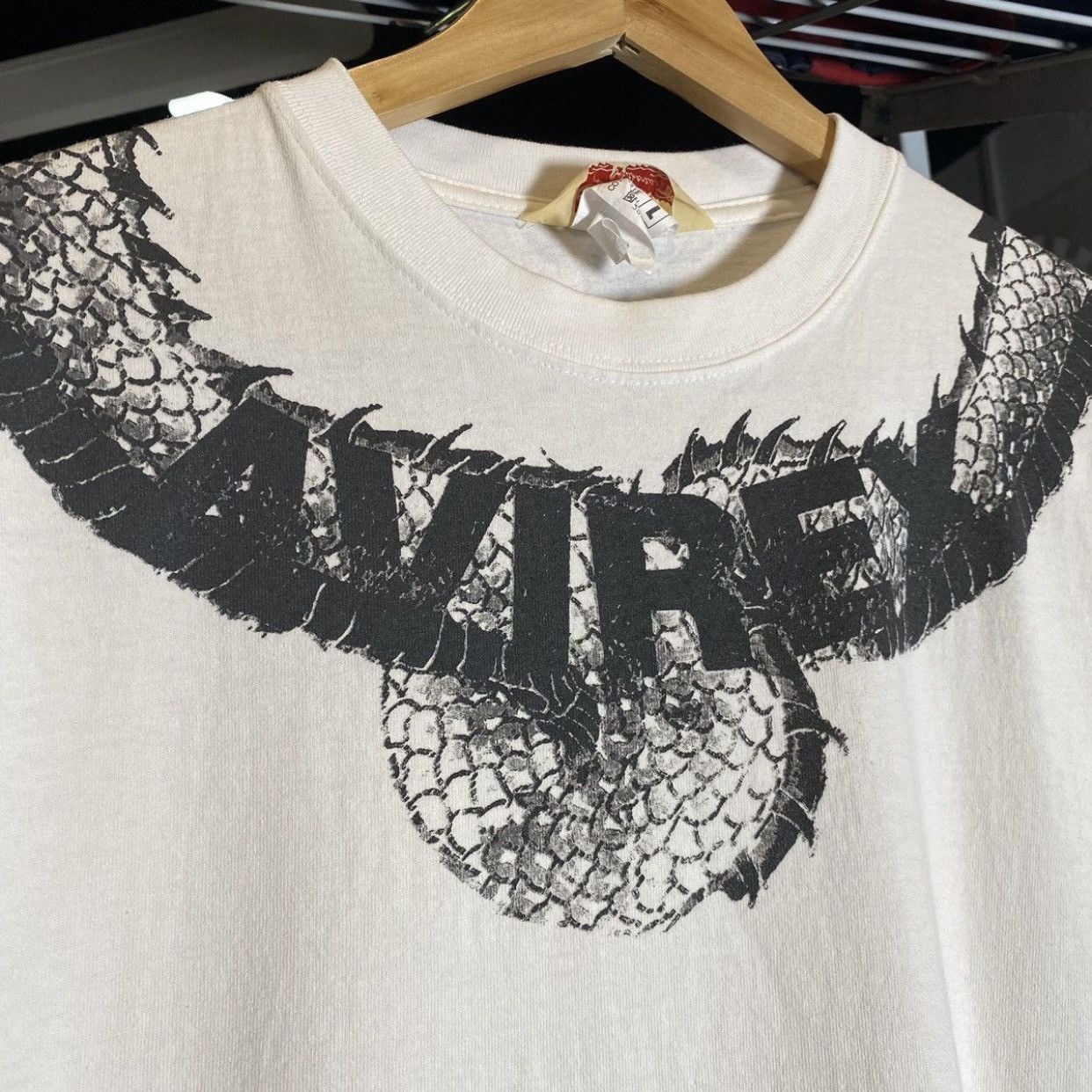 Avirex × Vintage Vintage Avirex Karakuri Dragon Sukajan White Tee Size US L / EU 52-54 / 3 - 7 Thumbnail