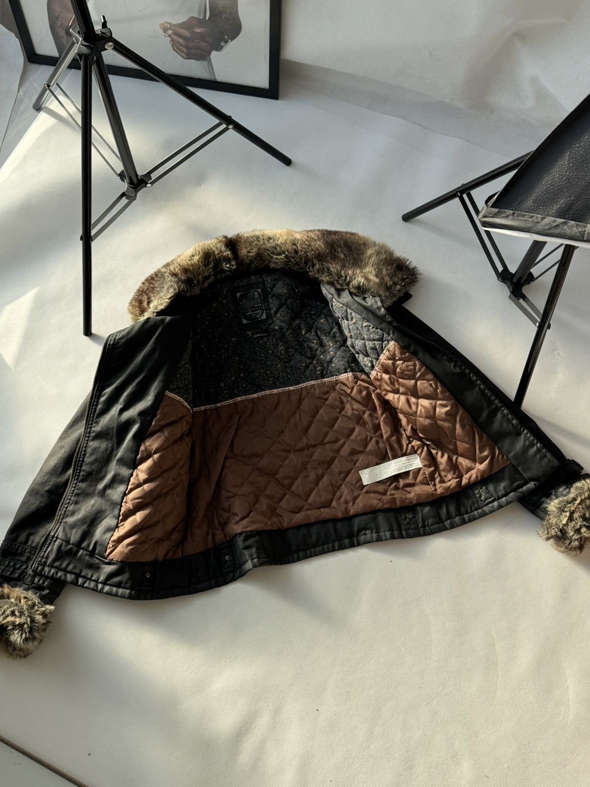 Japanese Brand Vintage Y2K Motorcycle Fur Collar Avantgarde Jacket Size US M / EU 48-50 / 2 - 12 Thumbnail