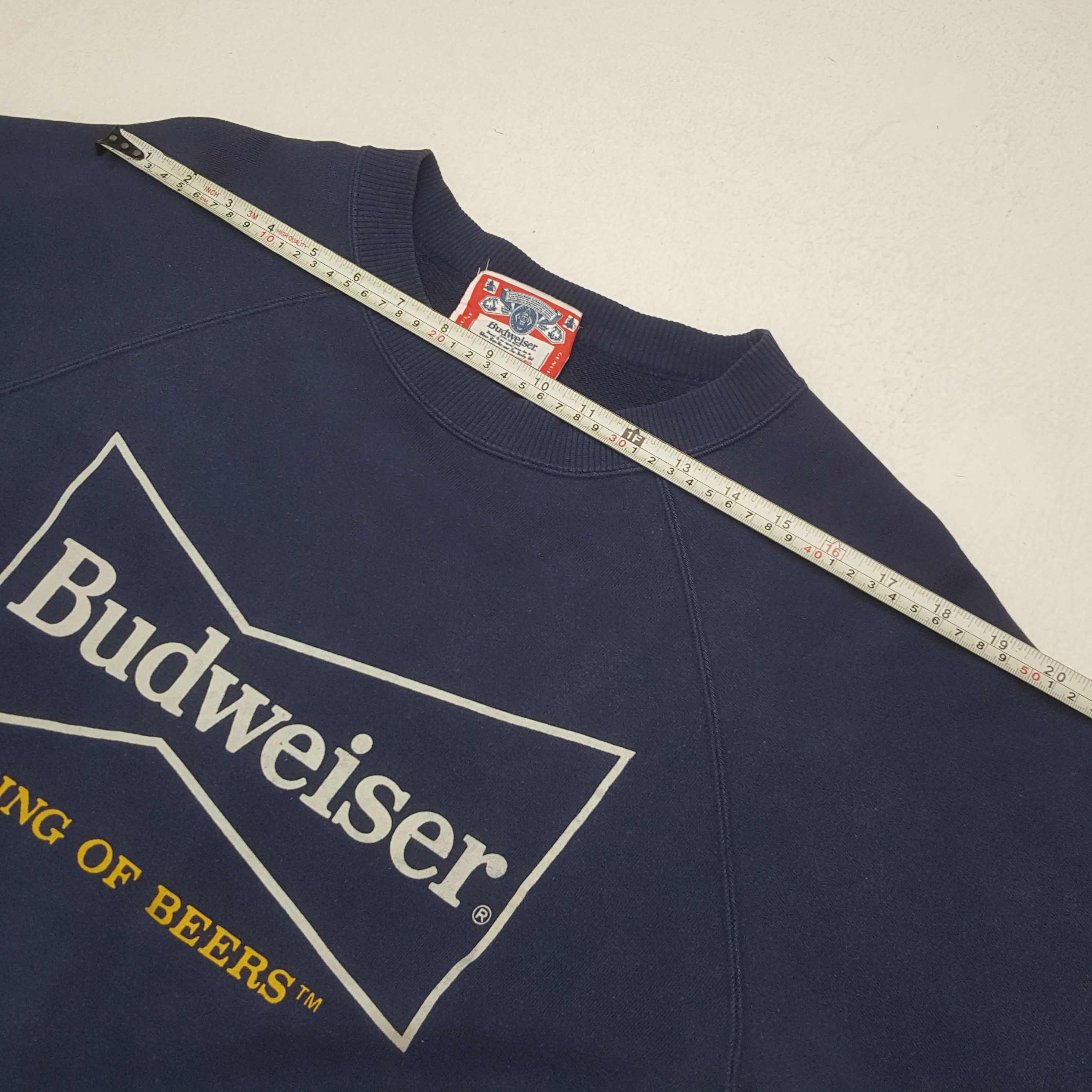 Budweiser × Vintage Vintage Budweiser Sweatshirt Size US S / EU 44-46 / 1 - 5 Thumbnail