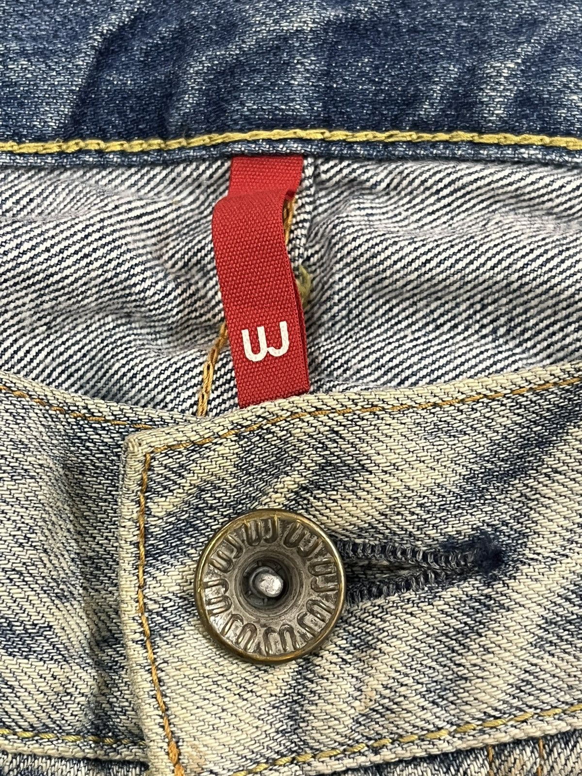 Jun Takahashi × Uniqlo Vintage Uniqlo S002 Baggy Faded Distressed Denim Size US 36 / EU 52 - 8 Thumbnail