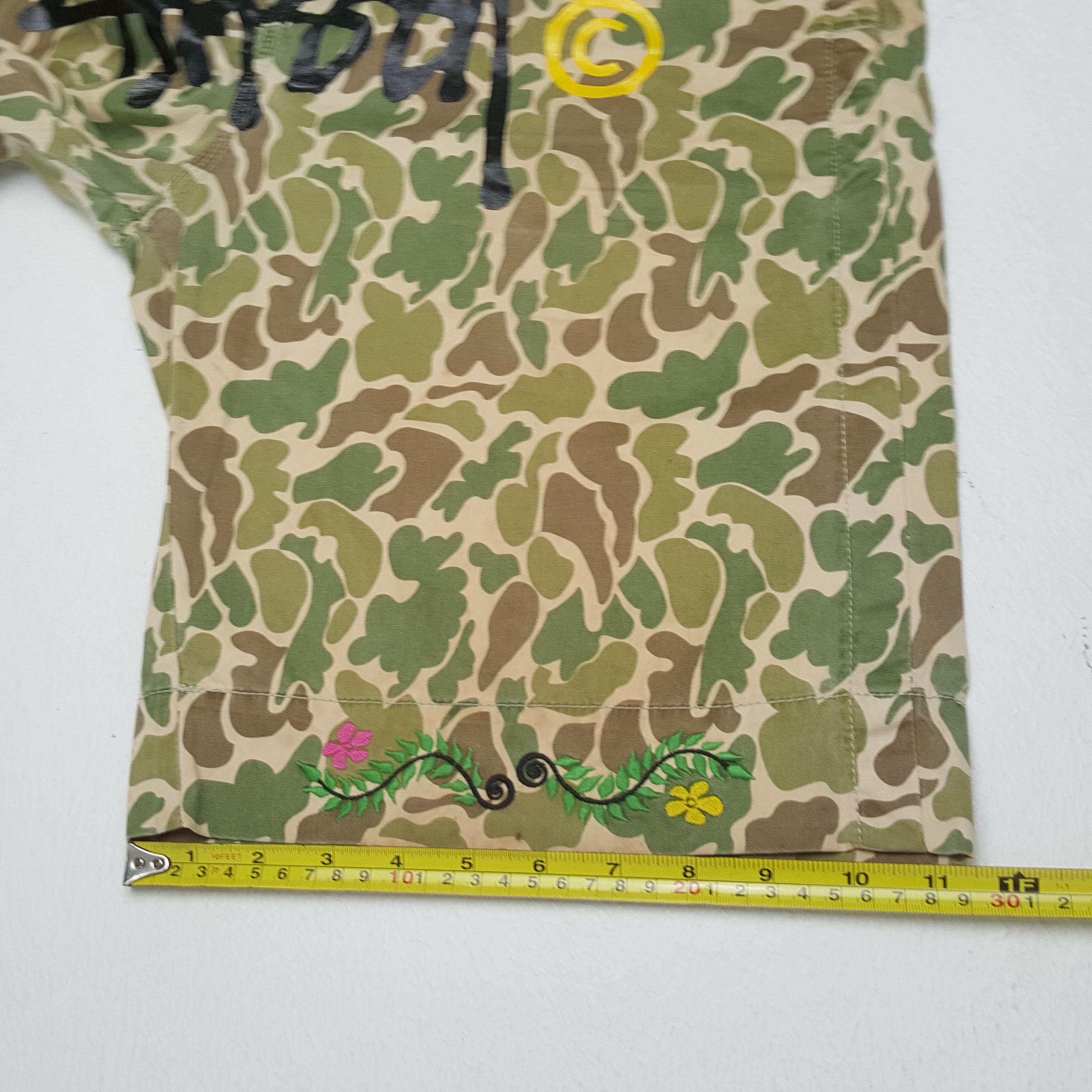 Stussy × Vintage STUSSY Streetwear Custom Art Logo Style Short Pants Size US 30 / EU 46 - 9 Thumbnail