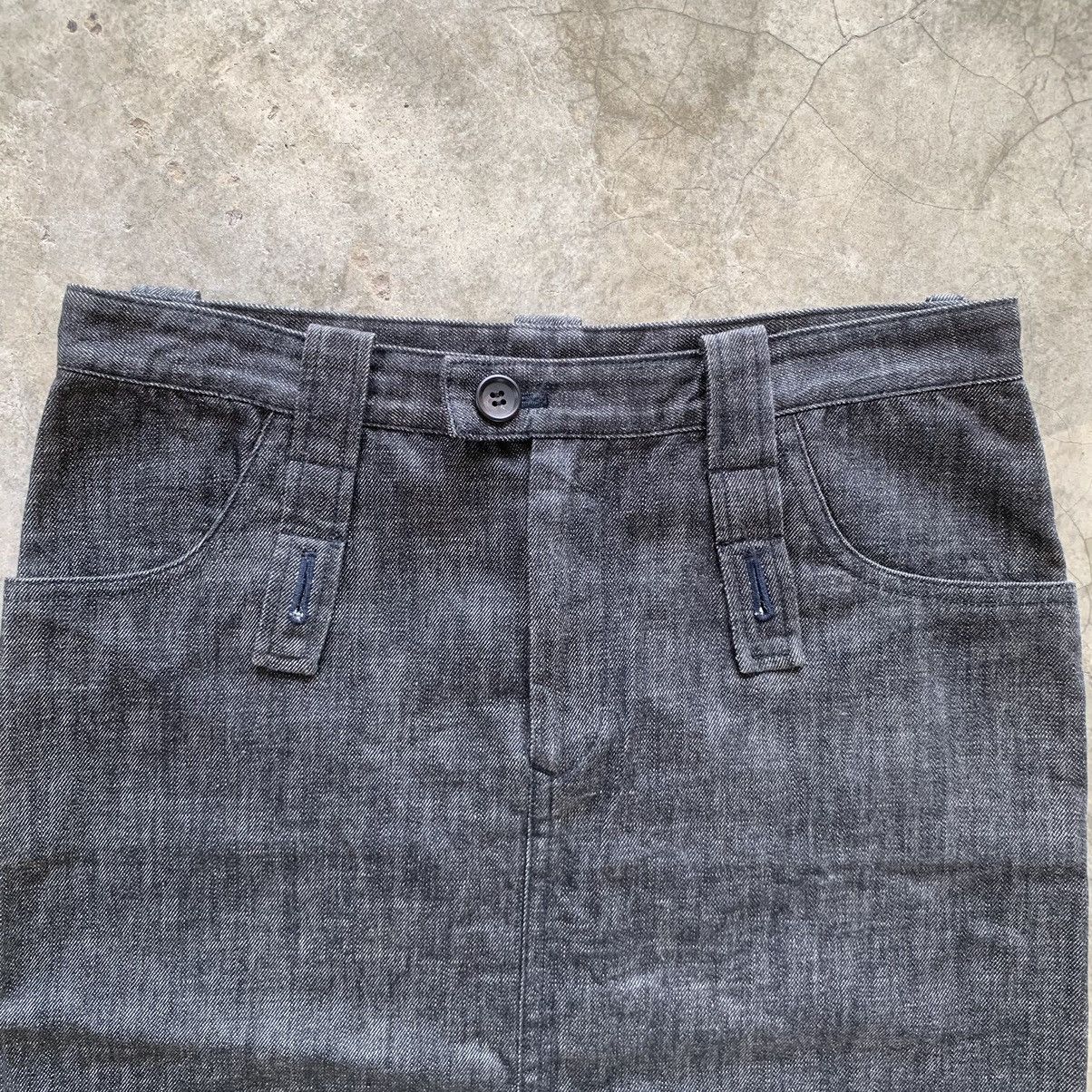Y's Y’s by yohji yamamoto archive denim skirt Size 33" - 3 Thumbnail
