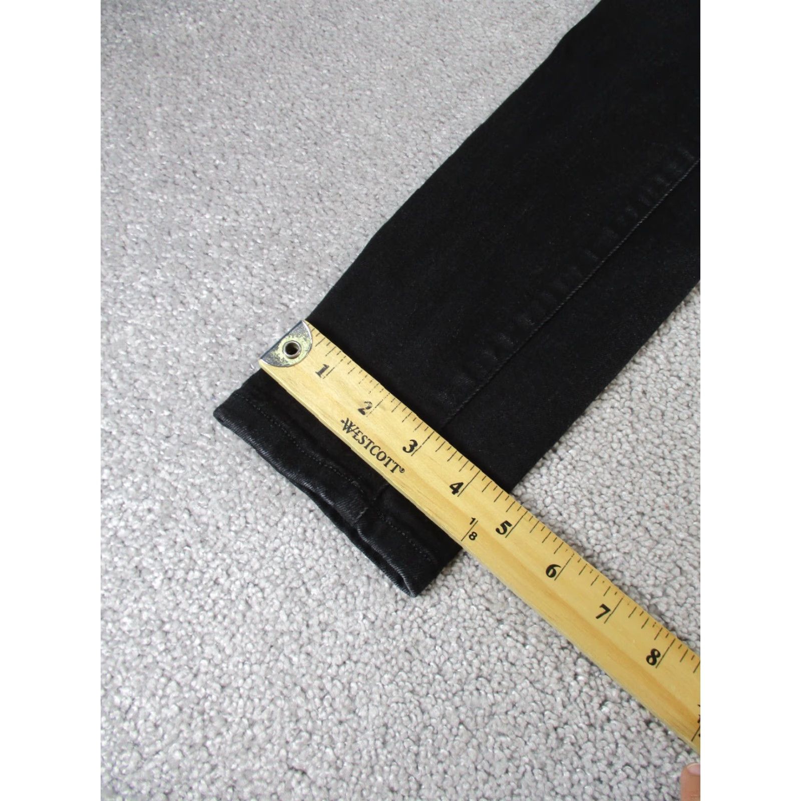 Everlane Everlane Jeans Womens 28 Black Denim High Rise Skinny Zip Size 28" / US 6 / IT 42 - 5 Thumbnail