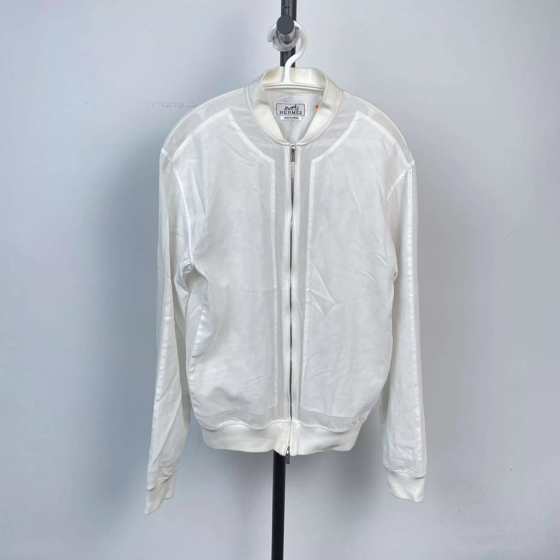 Hermes Hermès White Jacket Size 37 Size S / US 4 / IT 40 - 1 Thumbnail