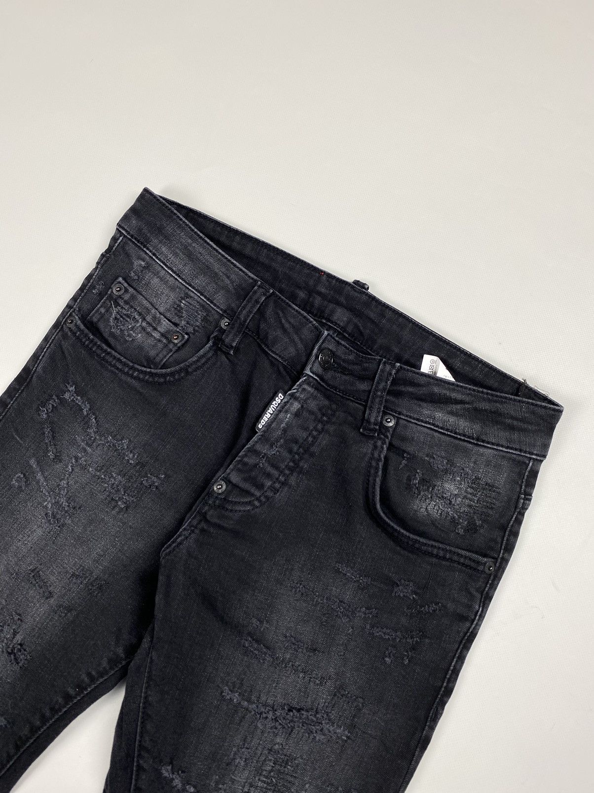 Dsquared2 Dsquared ladies skinny Dan Jean distressed denim jeans Size 30" / US 8 / IT 44 - 13 Thumbnail