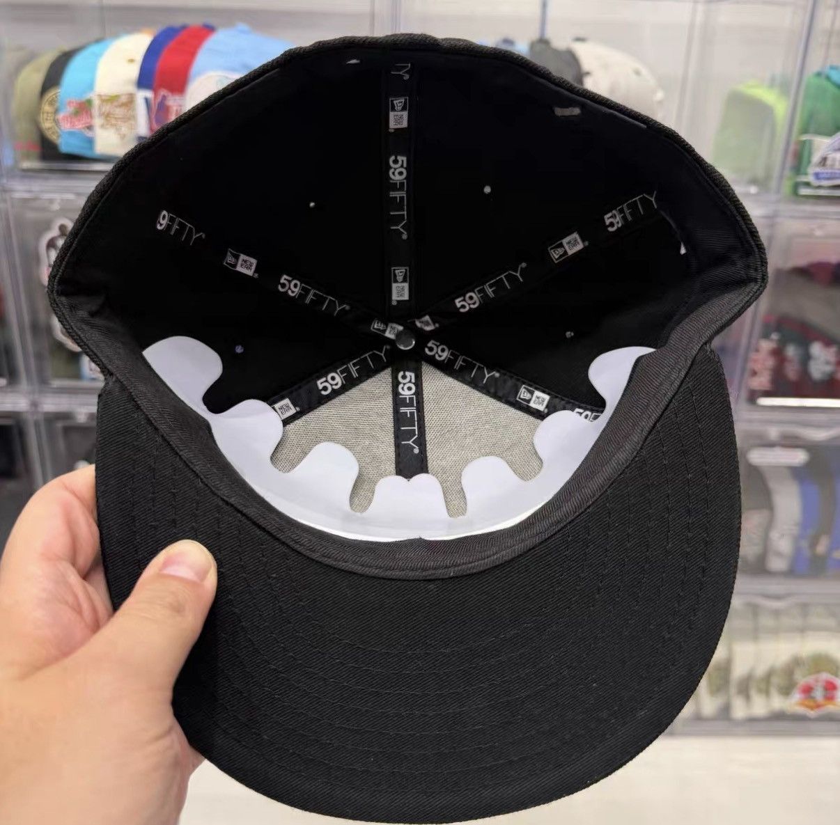 New Era New Era Cartoon Embroidered Flat Brim Baseball Cap J32 Size ONE SIZE - 4 Thumbnail