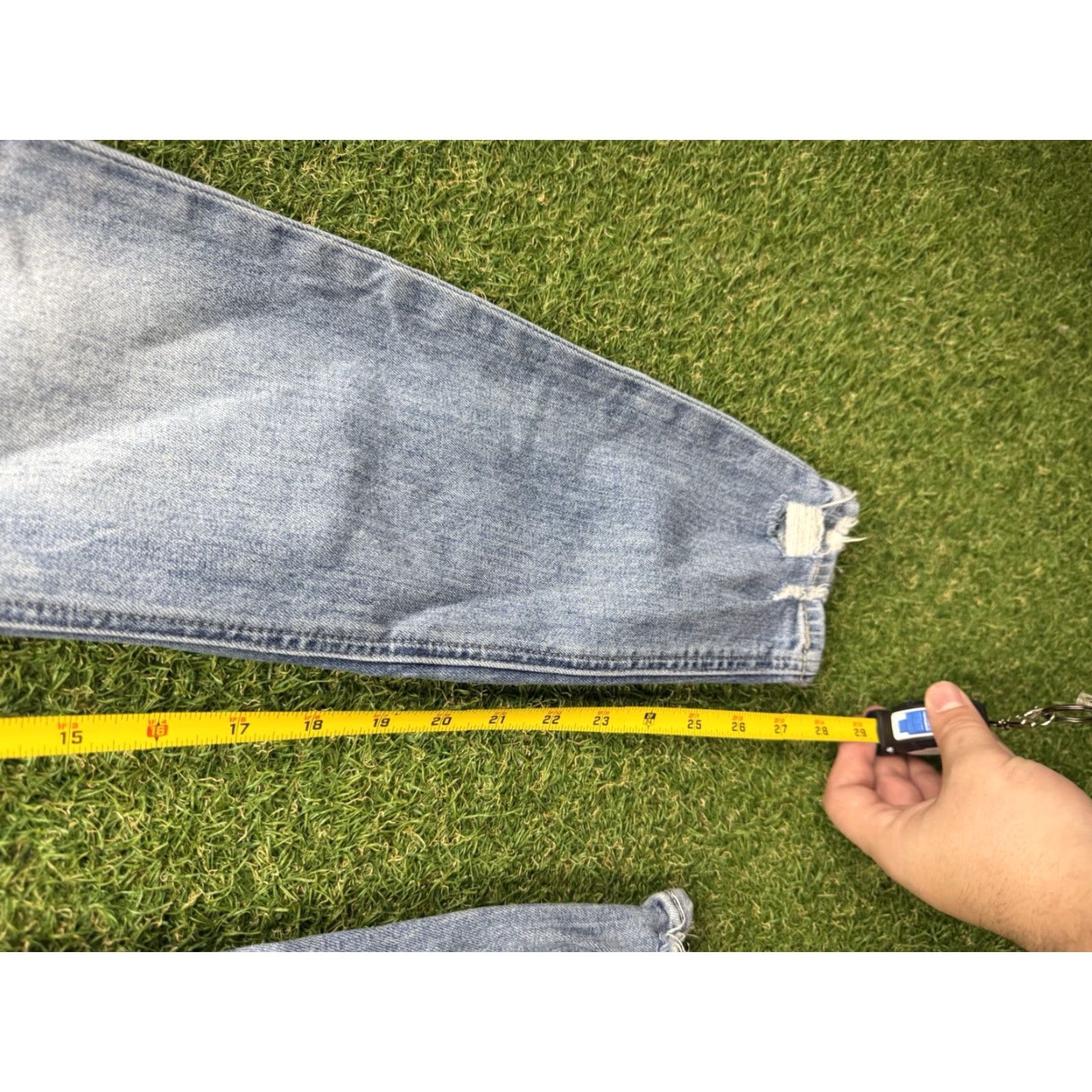 Lucky Brand LUCKY BRAND Jeans Womens 12/31 Blue Ankle Bridgette High Rise Skinny Denim Size 34" / US 12 / IT 48 - 6 Thumbnail