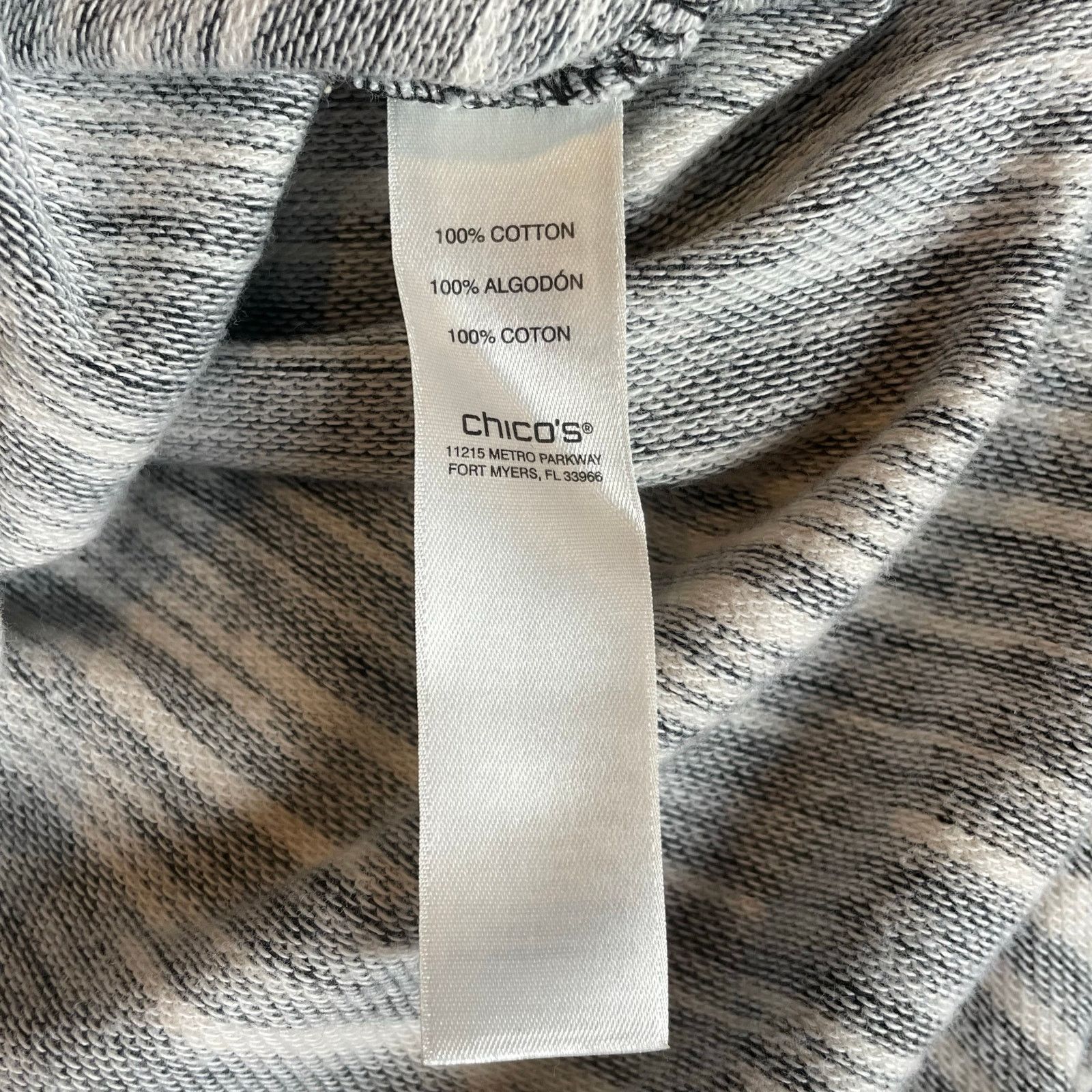 Chicos NWOT Weekends by Chico's Cotton Knit Top Size L / US 10 / IT 46 - 7 Thumbnail
