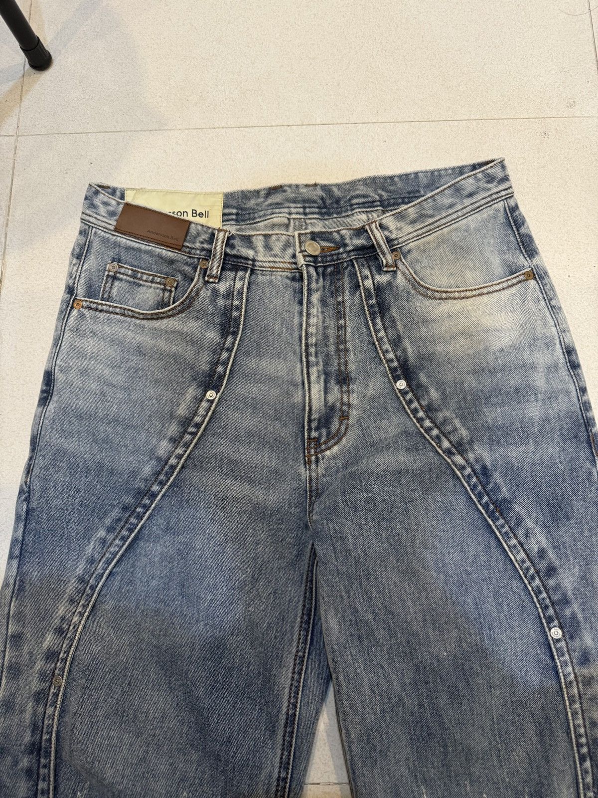 Andersson Bell Matthew Curved Jeans Size US 31 - 4 Thumbnail