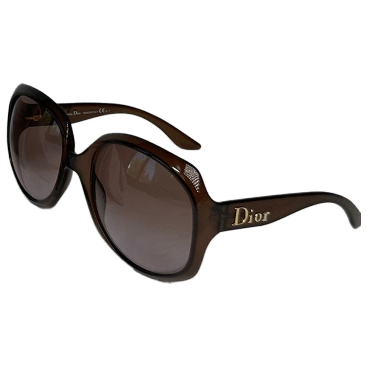 Dior Brown Plastic Sunglasses Size ONE SIZE - 1 Thumbnail