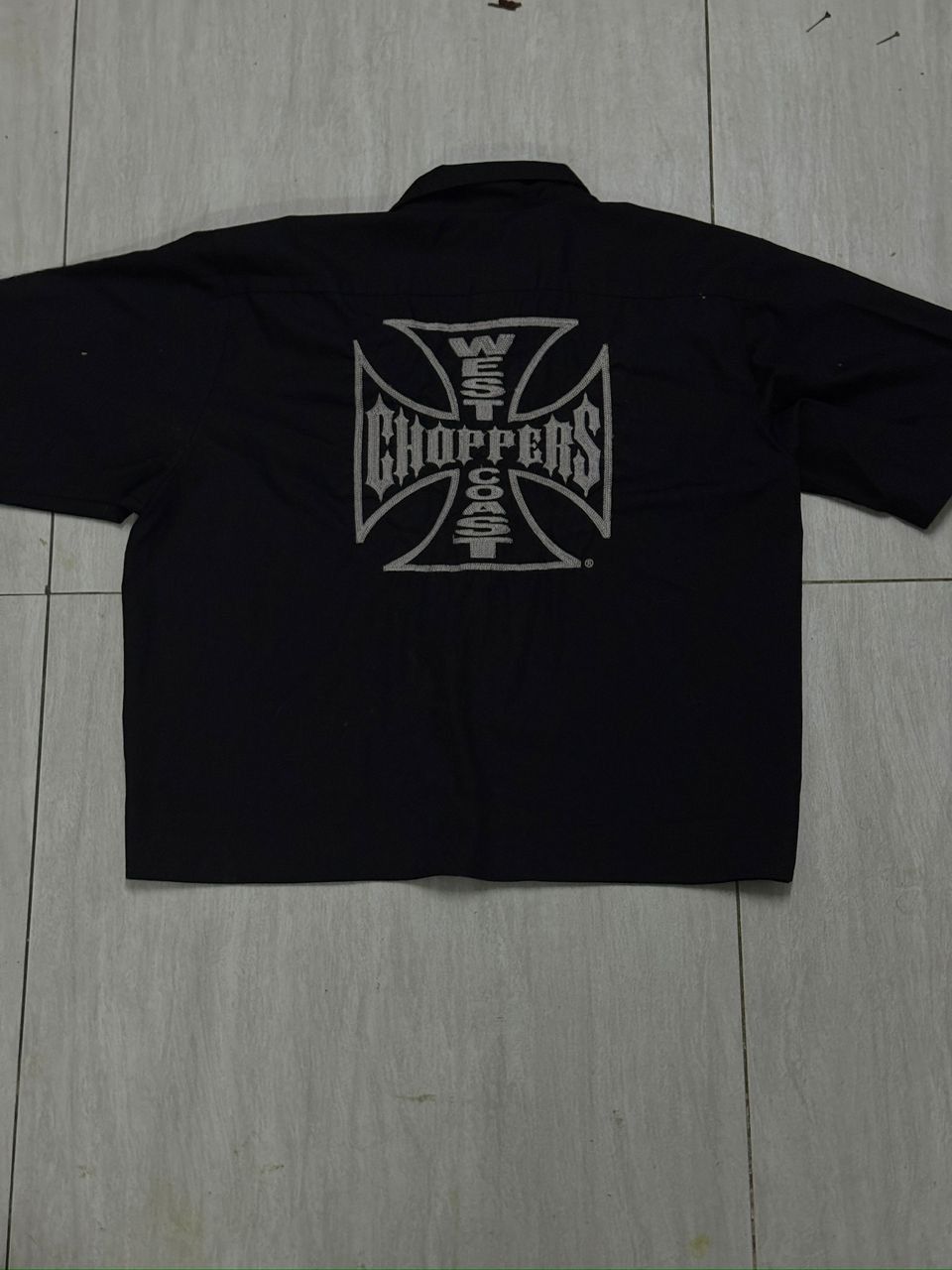 West Coast Choppers VINTAGE WEST COAST CHOPPERS BOXY BUTTON UP WORKSHIRT Size US M / EU 48-50 / 2 - 1 Thumbnail