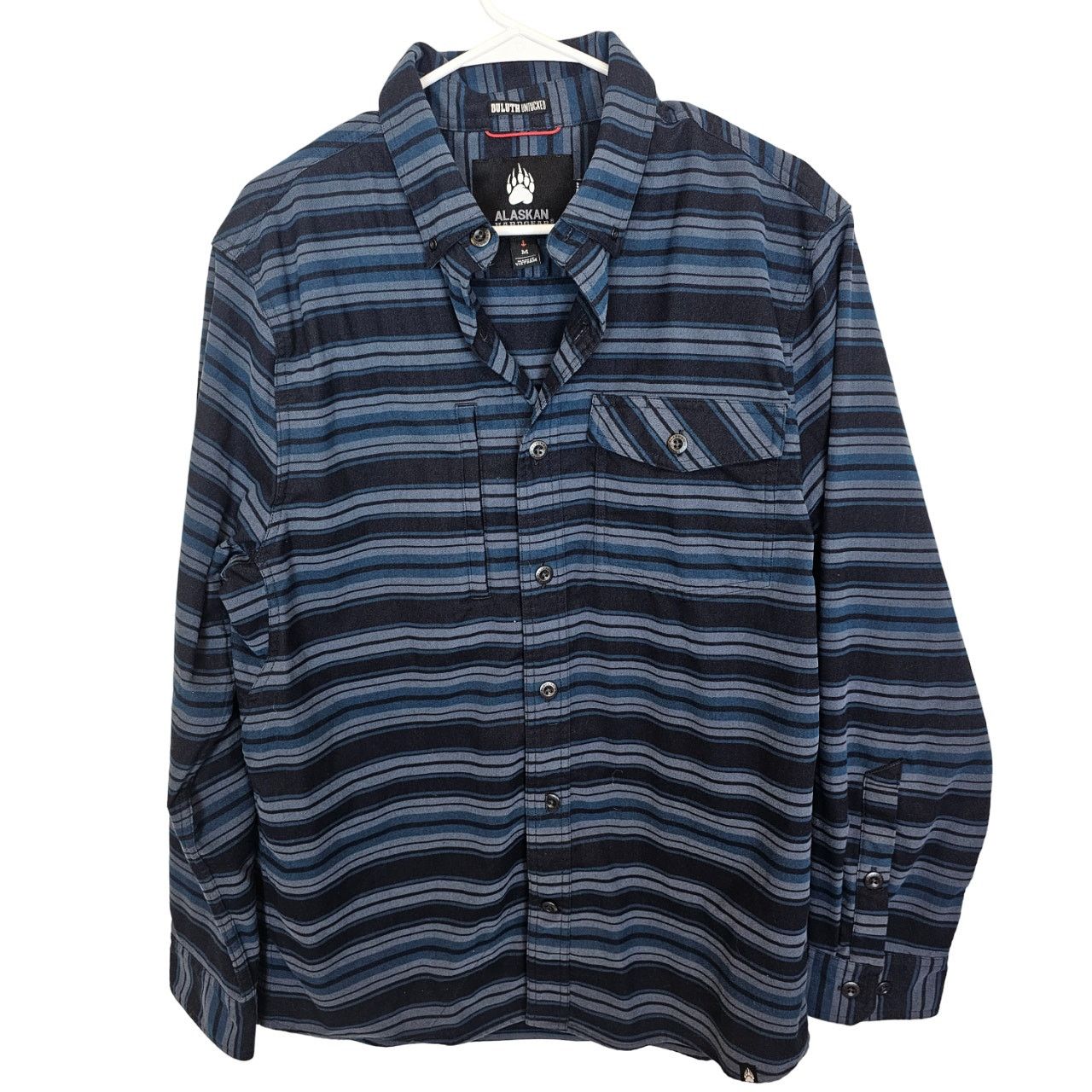 Duluth Trading Company Alaskan Hardgear Flannel Shirt Striped M Gorpcore Outdoor Size US M / EU 48-50 / 2 - 1 Thumbnail