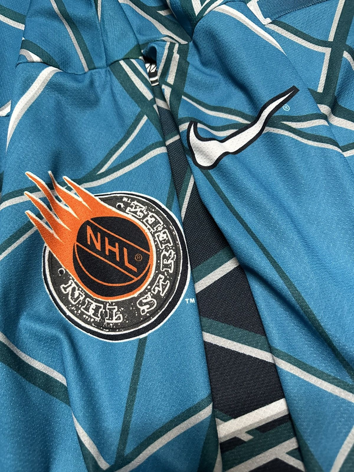 Nike nike San jose shark hockey ice jersey Size US XXL / EU 58 / 5 - 5 Thumbnail