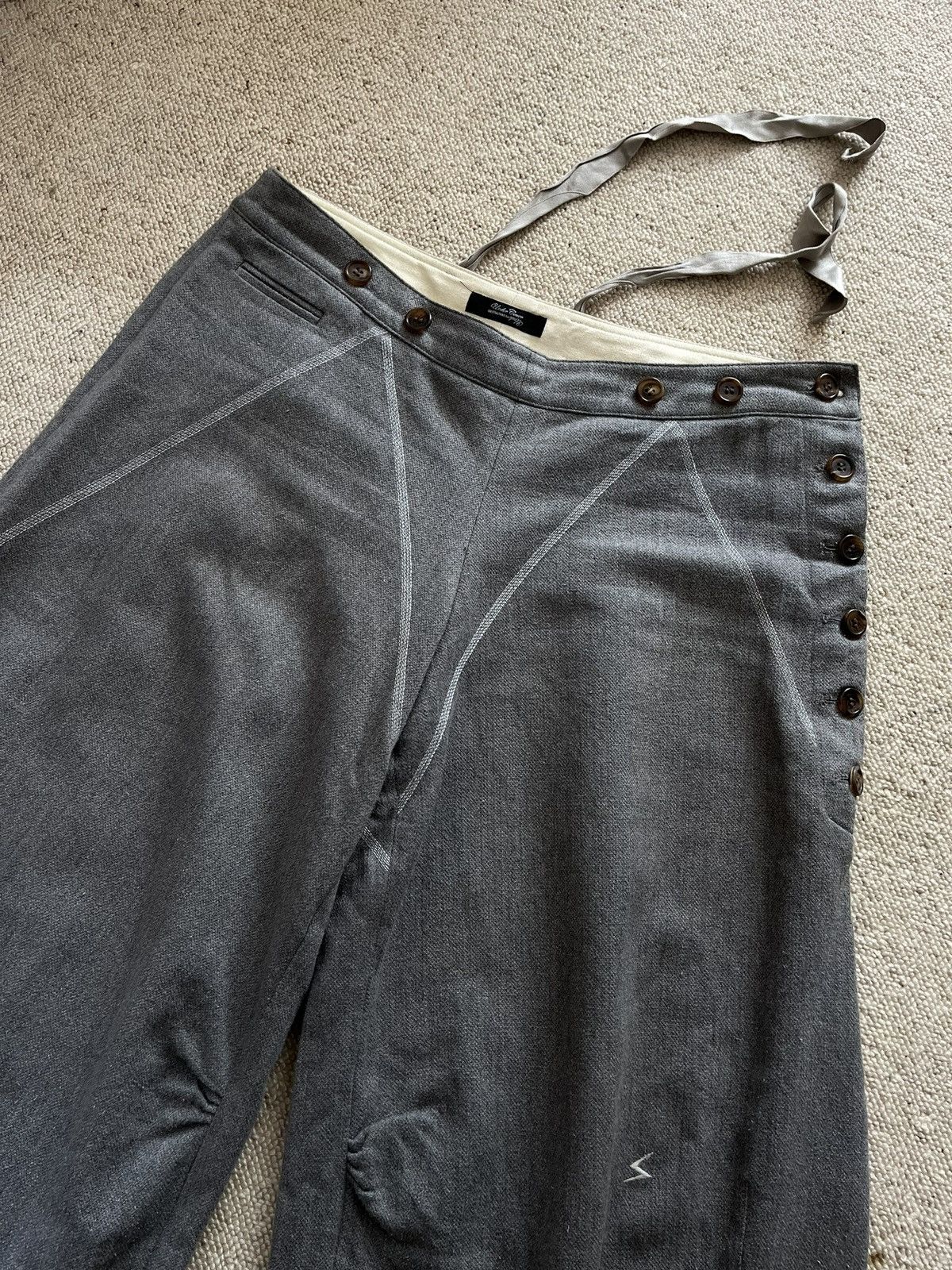 Undercover Undercover Sailor cotton cropped trousers Size US 33 - 2 Thumbnail