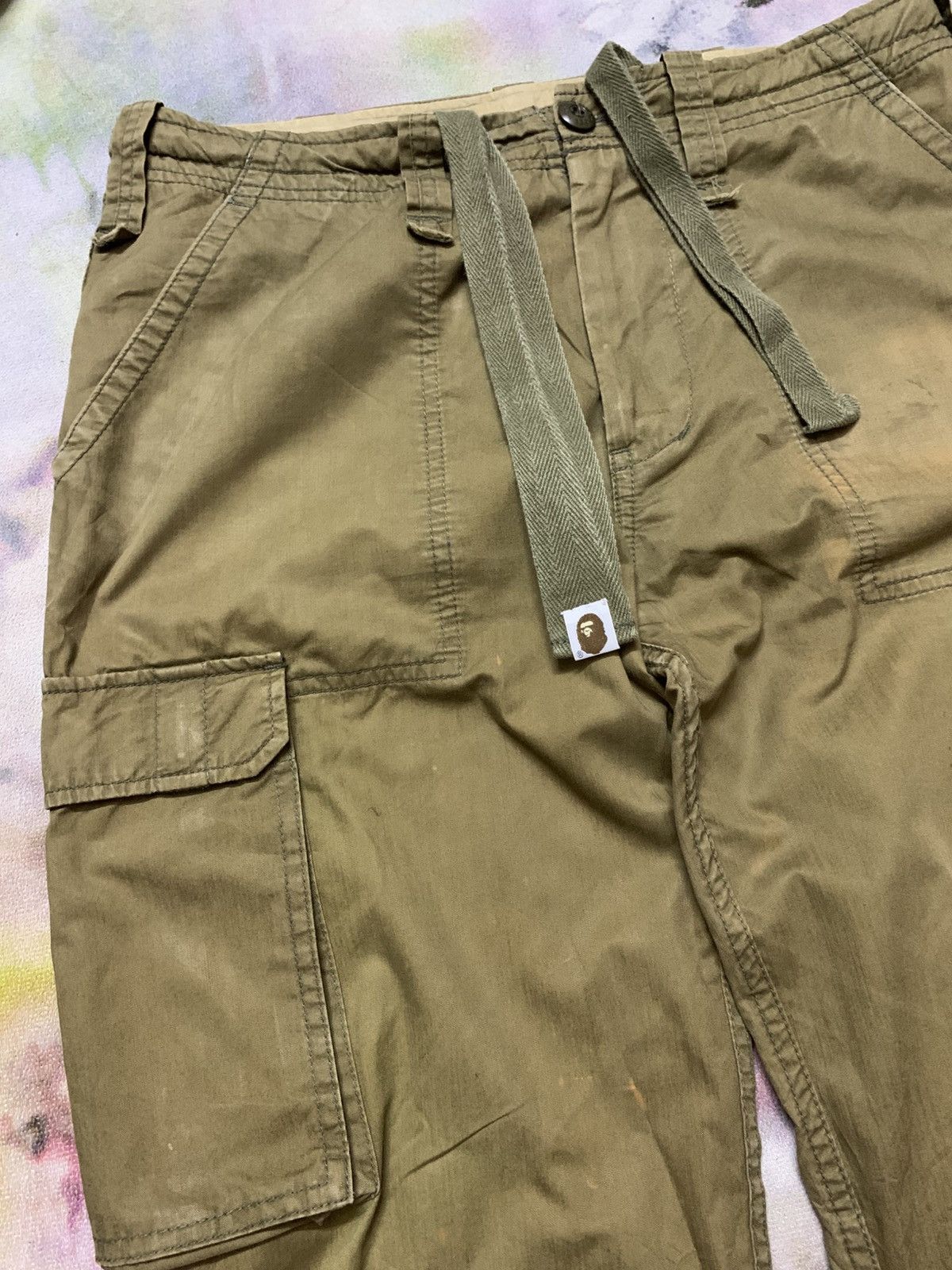 Bape Vintage Bape Cargo Military Pants Size US 32 / EU 48 - 19 Thumbnail