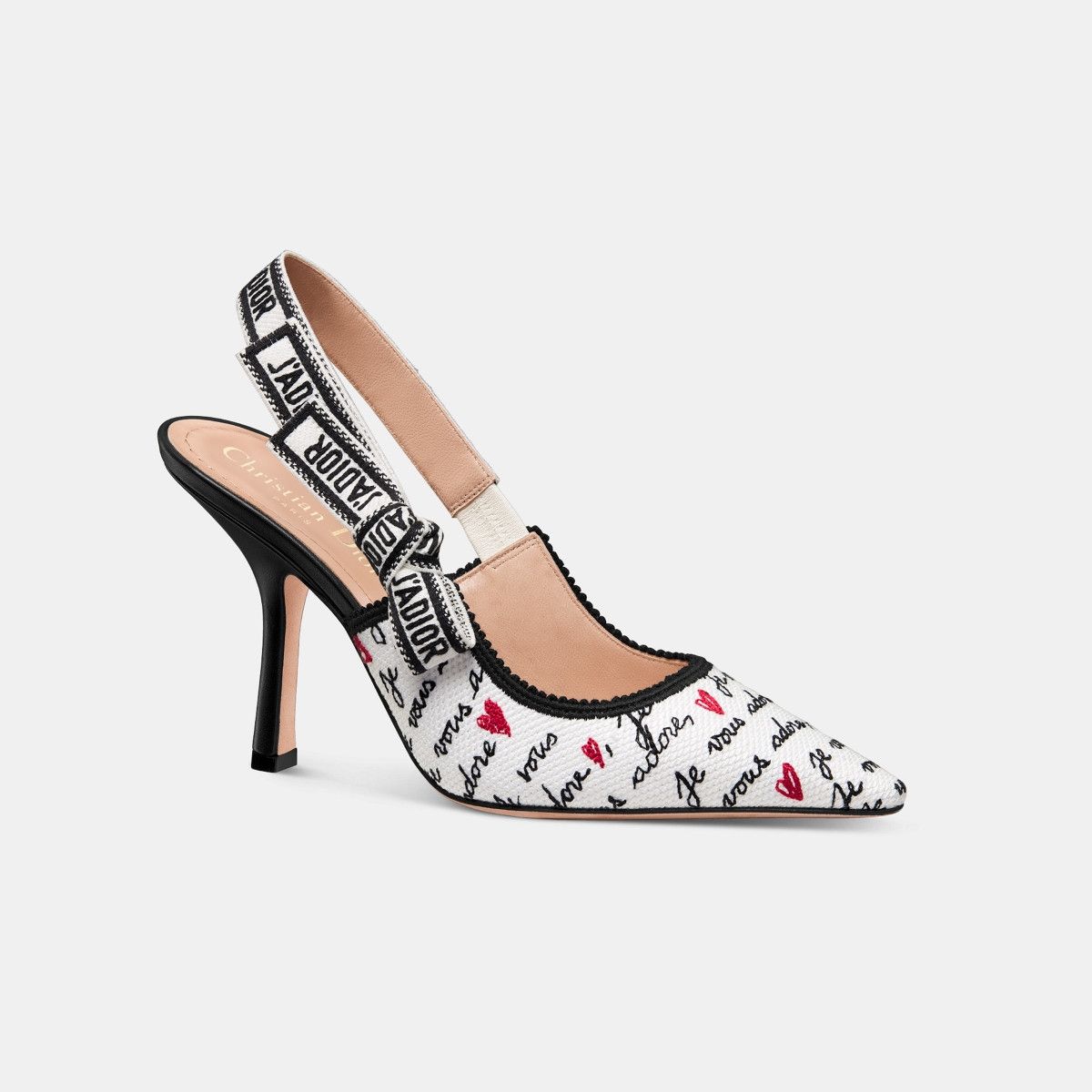 Dior o1w1db10326 Dioramour Slingback Pump in White Size US 6 / IT 36 - 2 Thumbnail