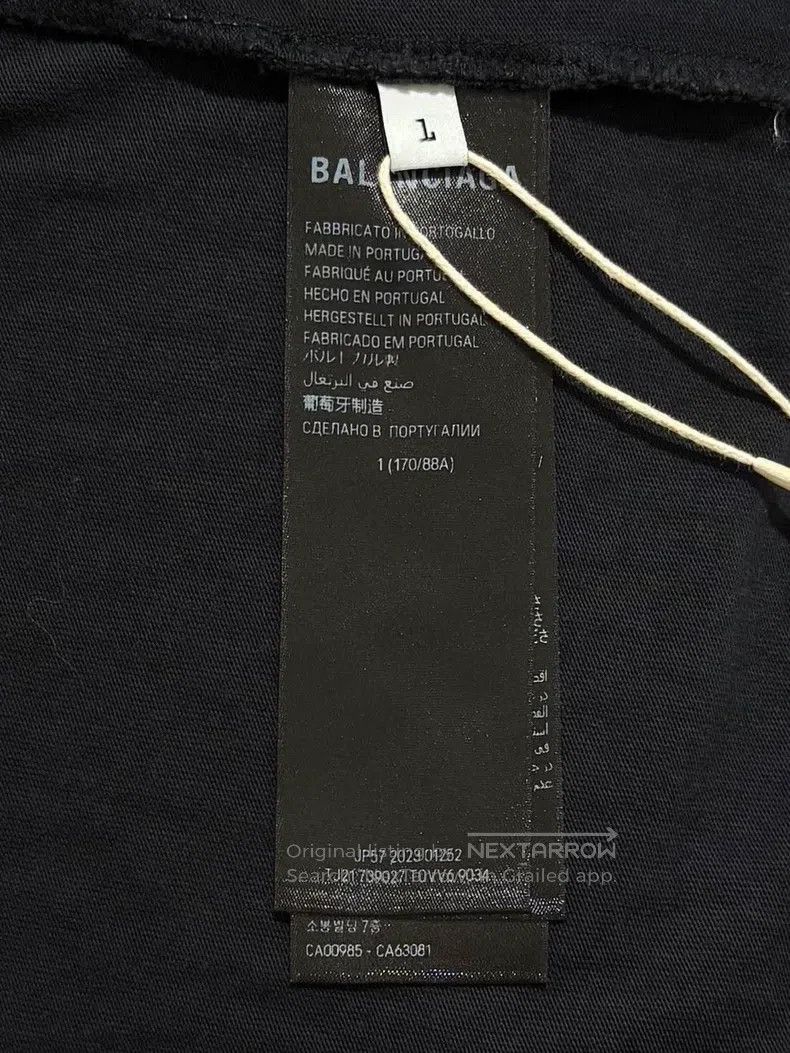 Balenciaga Balenciaga Round neck logo letter print long-sleeve hoodie Size US S / EU 44-46 / 1 - 7 Thumbnail