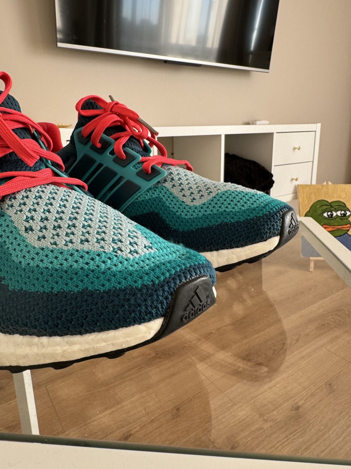 Adidas × Vintage adidas Ultra Boost 2.0 Mineral Green 2015 Size US 11.5 / EU 44-45 - 9 Thumbnail