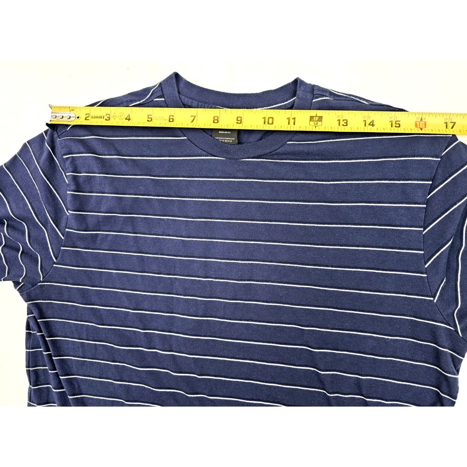 Oakley Oakley Striped Short Sleeve Crew Neck Shirt Men L Navy Blue Regular Fit Size US L / EU 52-54 / 3 - 7 Thumbnail