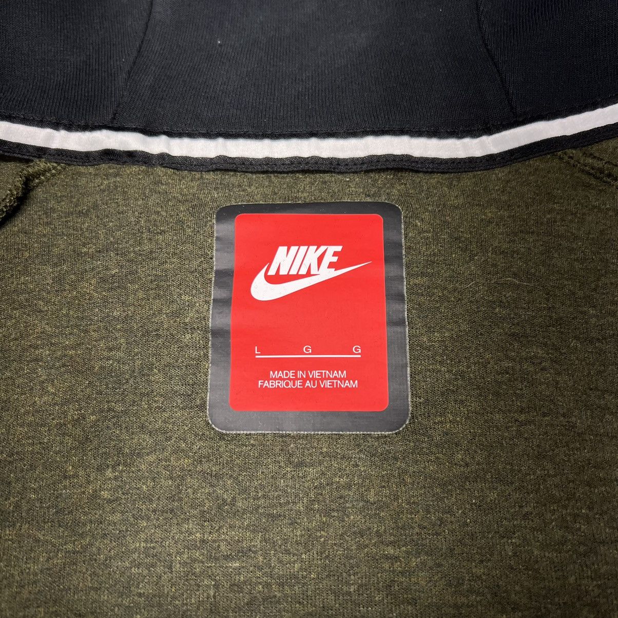 Nike Nike Tech Fleece Sweatshirt Hoodie Olive Green Pine Full Zip Size US L / EU 52-54 / 3 - 13 Thumbnail