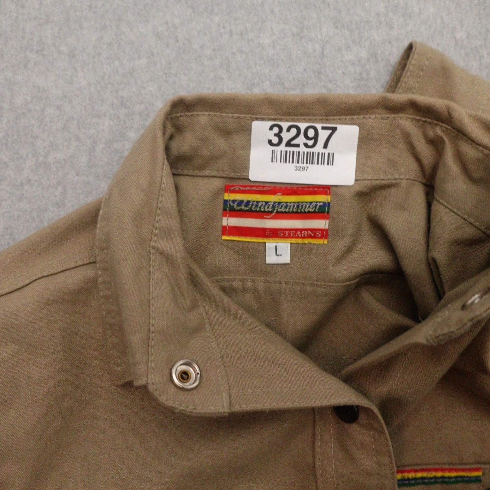 Vintage VINTAGE Windjammer Stearns Beige Jacket Shirt? Size US L / EU 52-54 / 3 - 3 Thumbnail