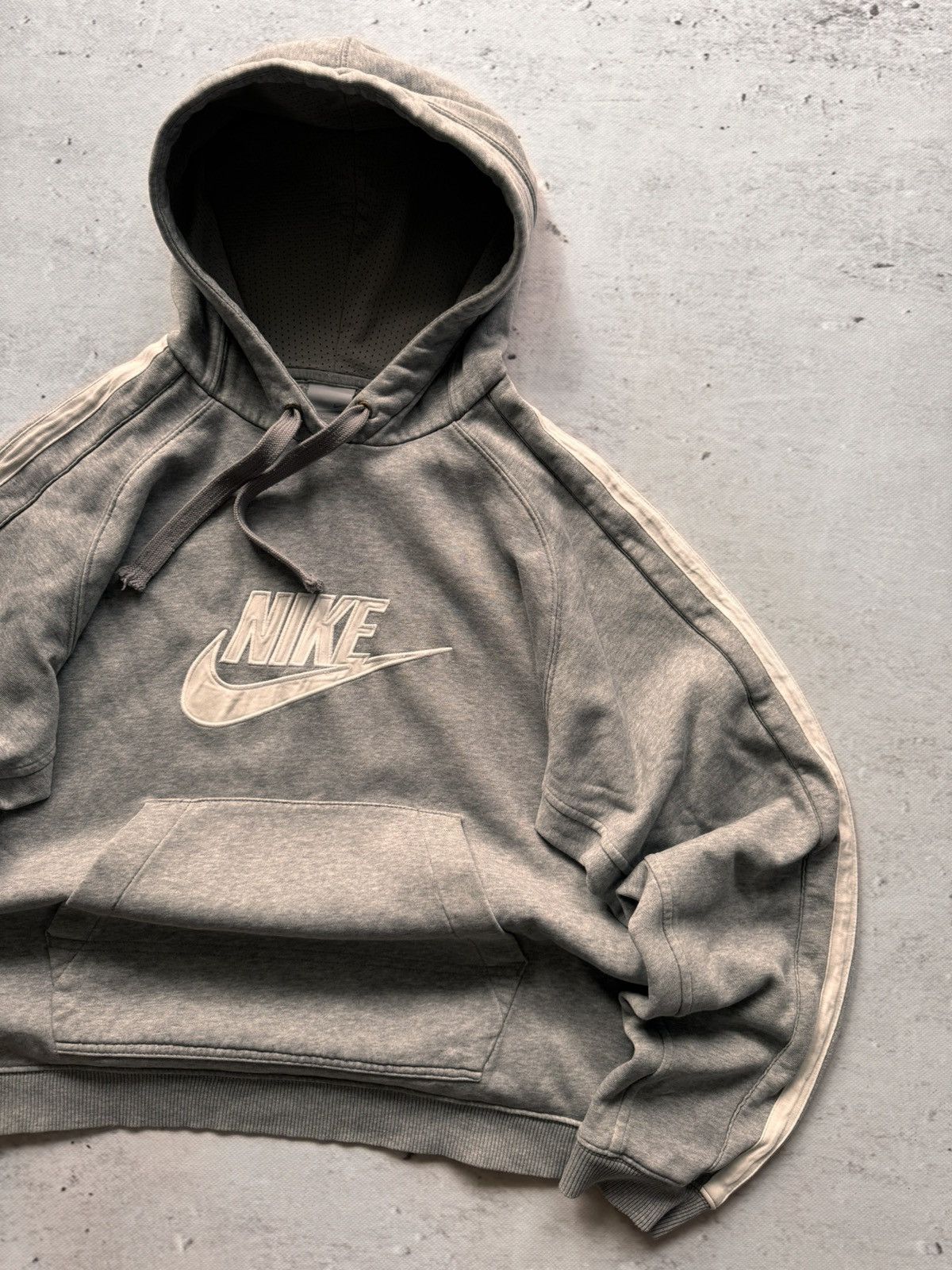 Nike × Vintage NIKE VINTAGE CENTER LOGO OVERSIZE BOXY HOODIE Size US M / EU 48-50 / 2 - 3 Thumbnail