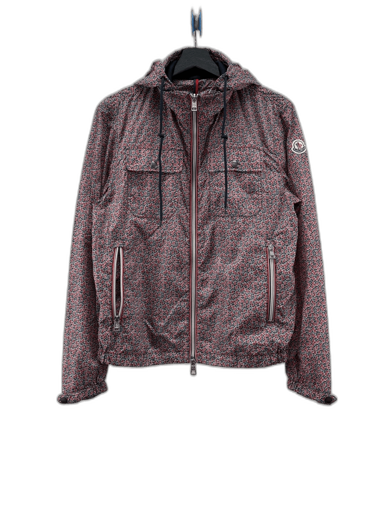 Moncler Moncler Flower Print Windbreaker Jacket Size 1 Size US S / EU 44-46 / 1 - 1 Thumbnail