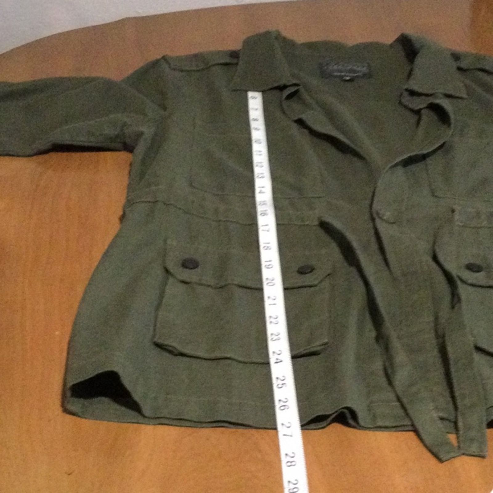 Sanctuary Sanctuary Army Green Rolltab Sleeve Lightweight Jacket Sz M Size M / US 6-8 / IT 42-44 - 15 Thumbnail