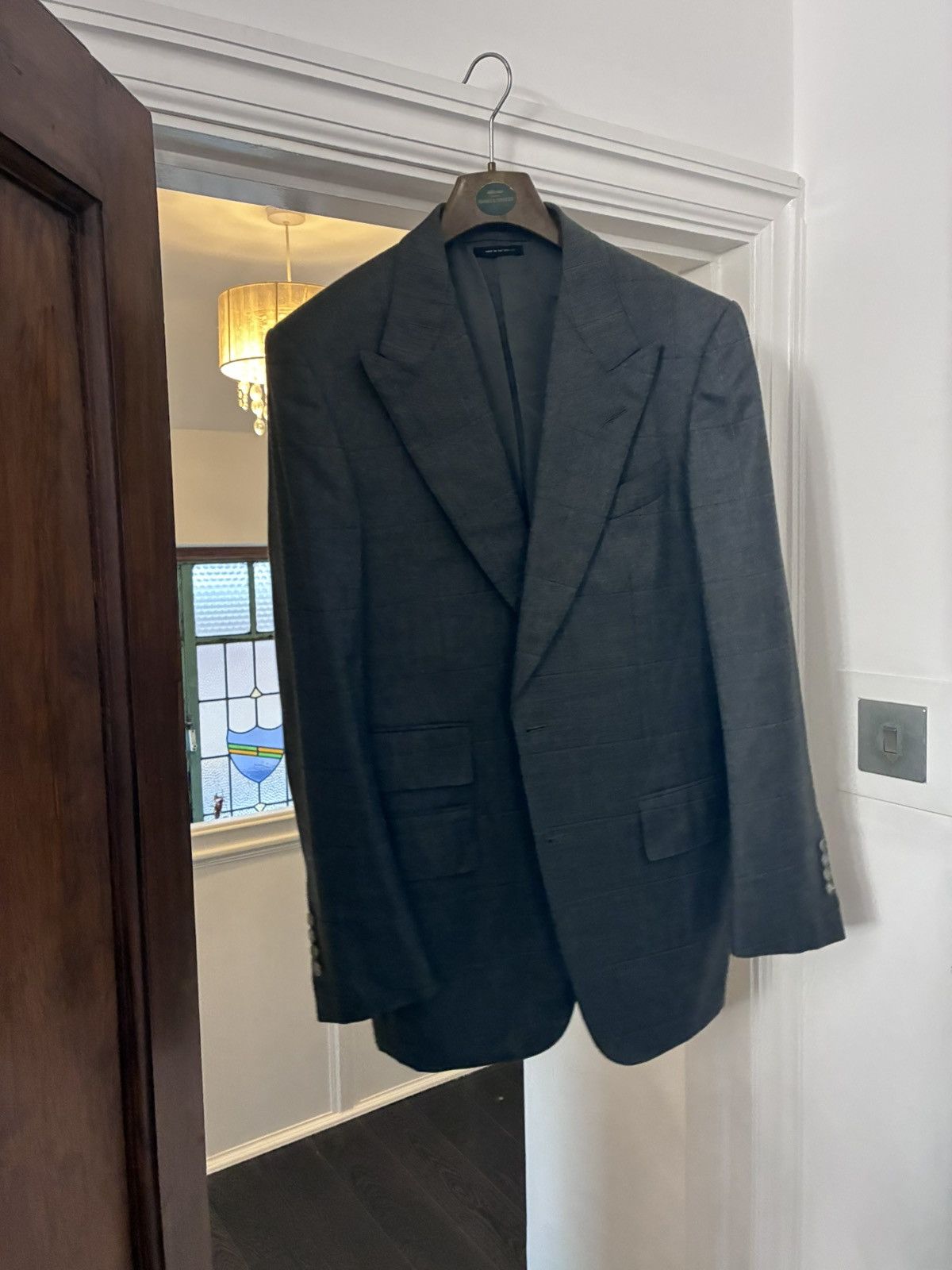 Tom Ford Tom ford grey check base a cashmere suit uk 40 it 50 Size 40R - 1 Thumbnail