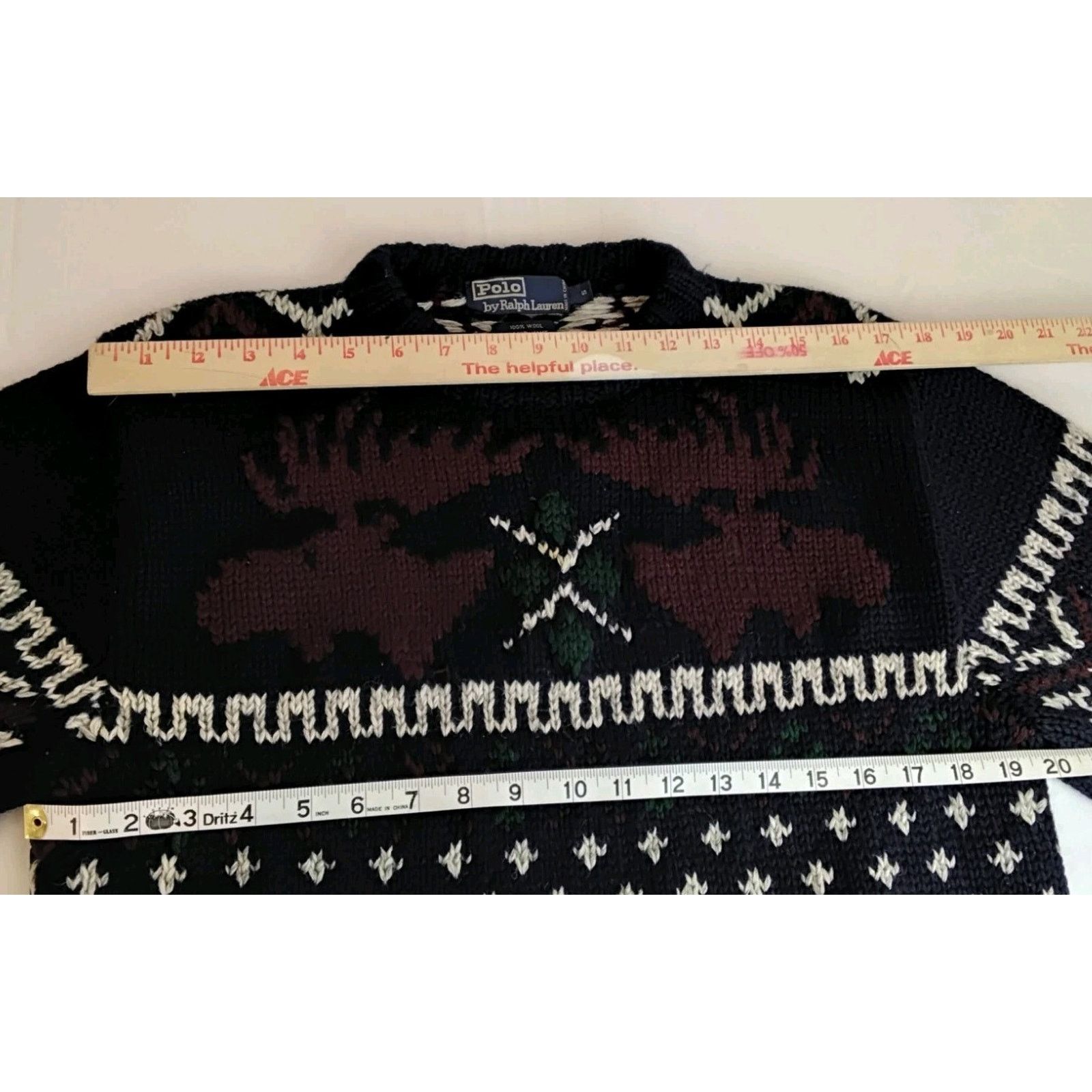 Lauren Ralph Lauren Ralph Lauren Handknit Sweater Women's S 90's Wool Blue Label Size S / US 4 / IT 40 - 13 Thumbnail