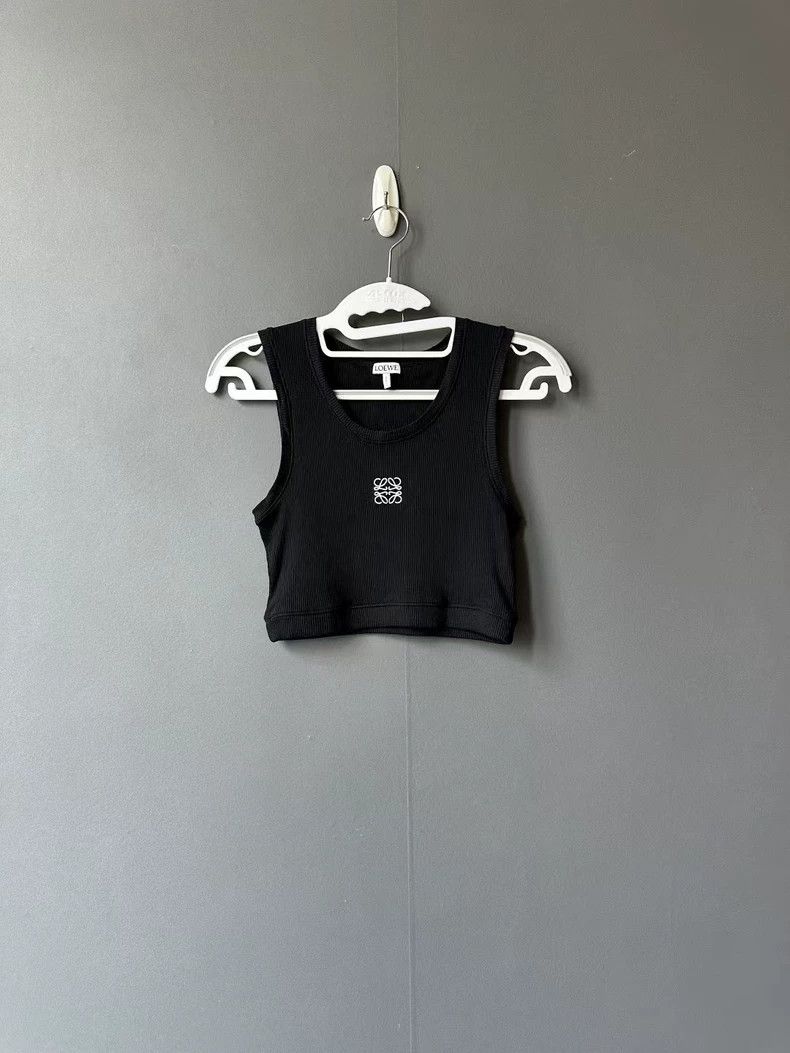 Loewe LOEWE Black embroidered vest Size S / US 4 / IT 40 - 1 Thumbnail