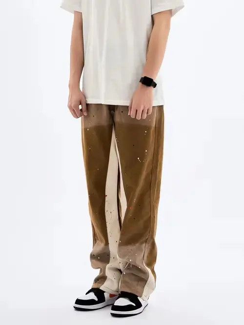 Japanese Brand × Jean Khaki Panel Flare Jeans Size US 32 / EU 48 - 1 Thumbnail