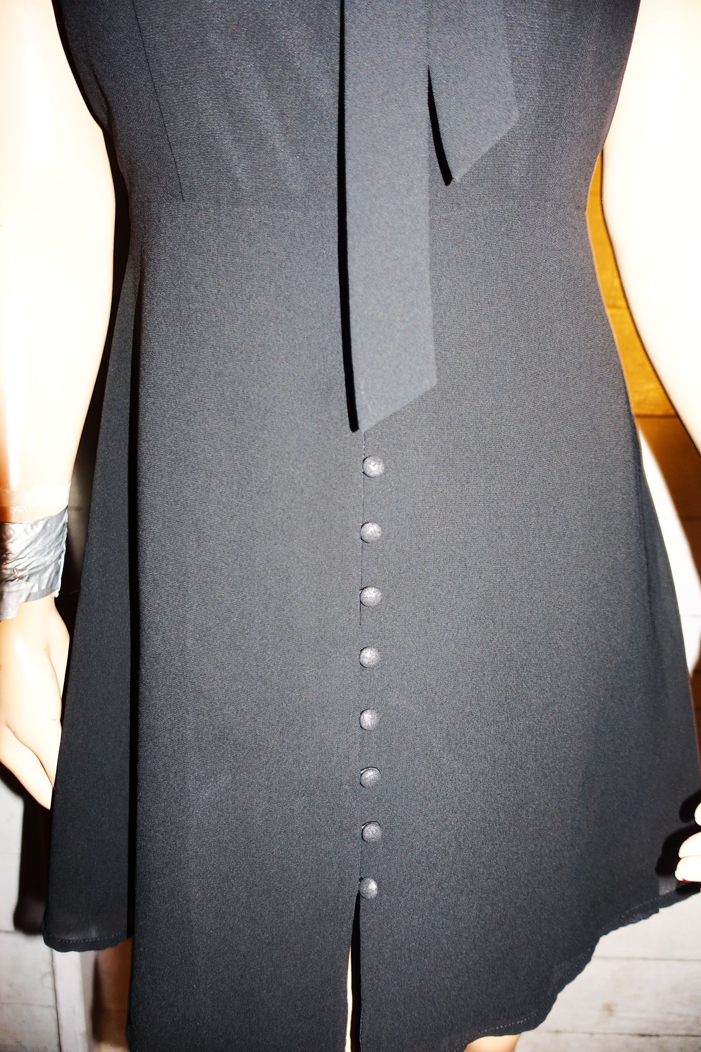 Other Naked Zebra Black Button Up Dress M Size M / US 6-8 / IT 42-44 - 5 Thumbnail