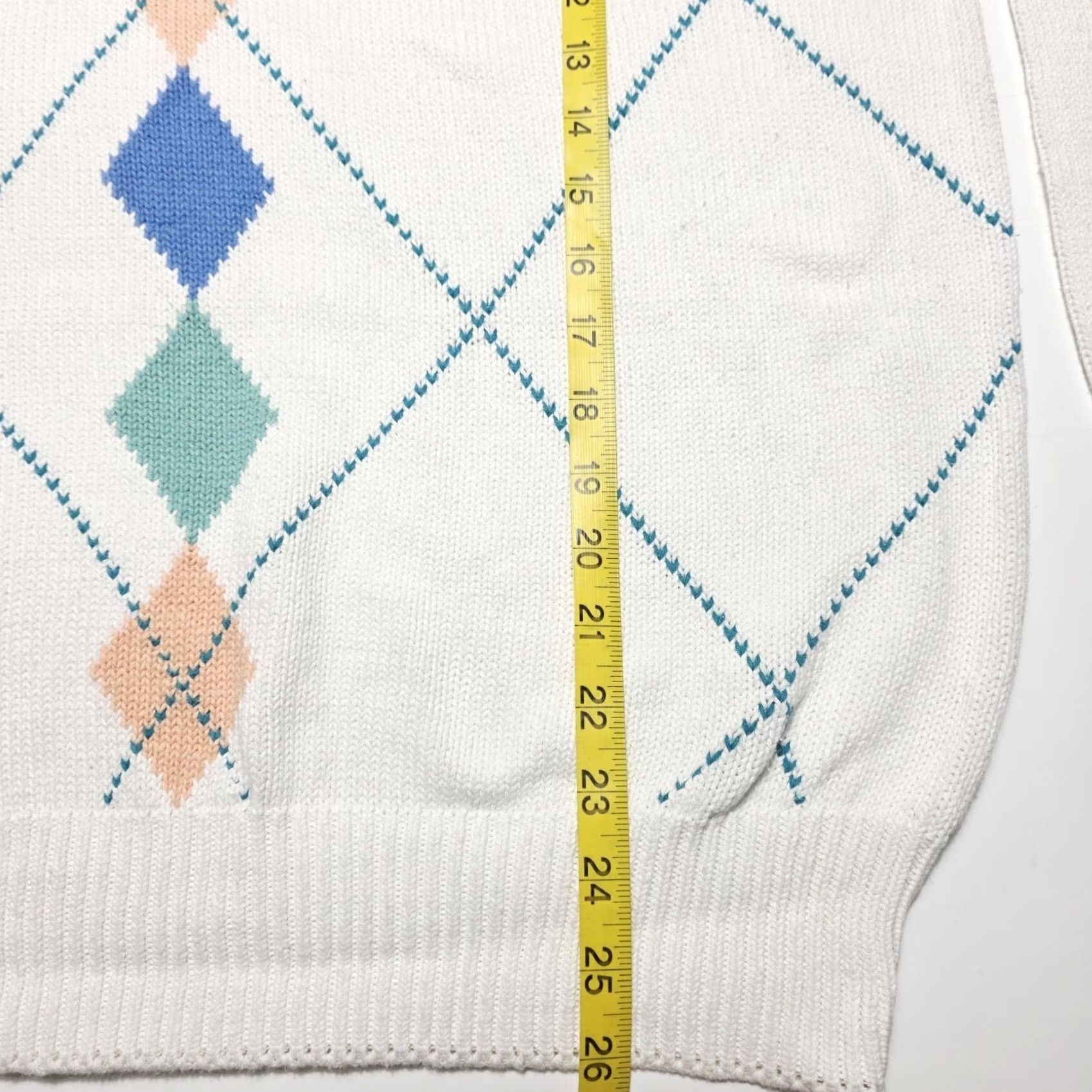 Vintage VINTAGE Sansabelt Golf Sweater Cotton Men's Large Pullover Abstract Preppy Size US L / EU 52-54 / 3 - 5 Thumbnail