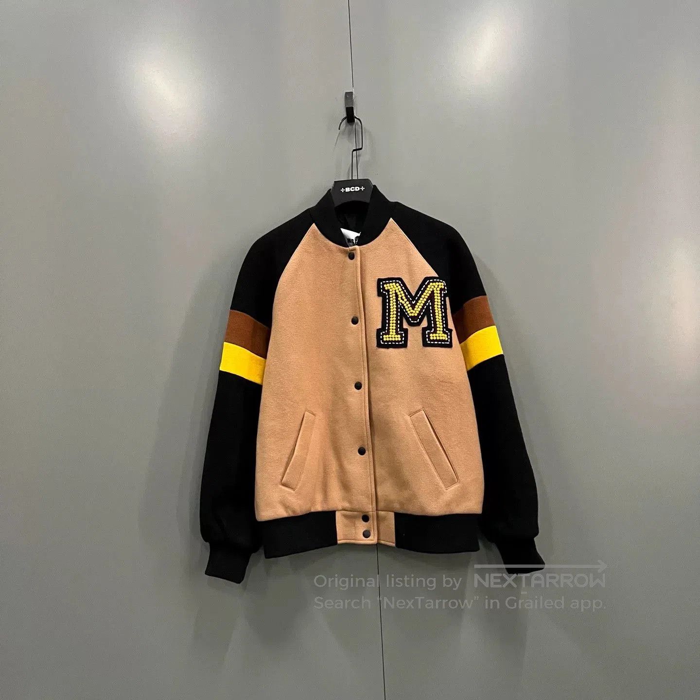 MSGM color block embroidered baseball jacket. Size US M / EU 48-50 / 2 - 1 Thumbnail